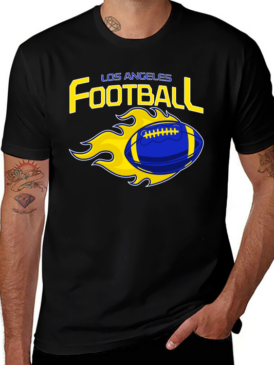 Los Angeles Football Flaming Graphic Tee