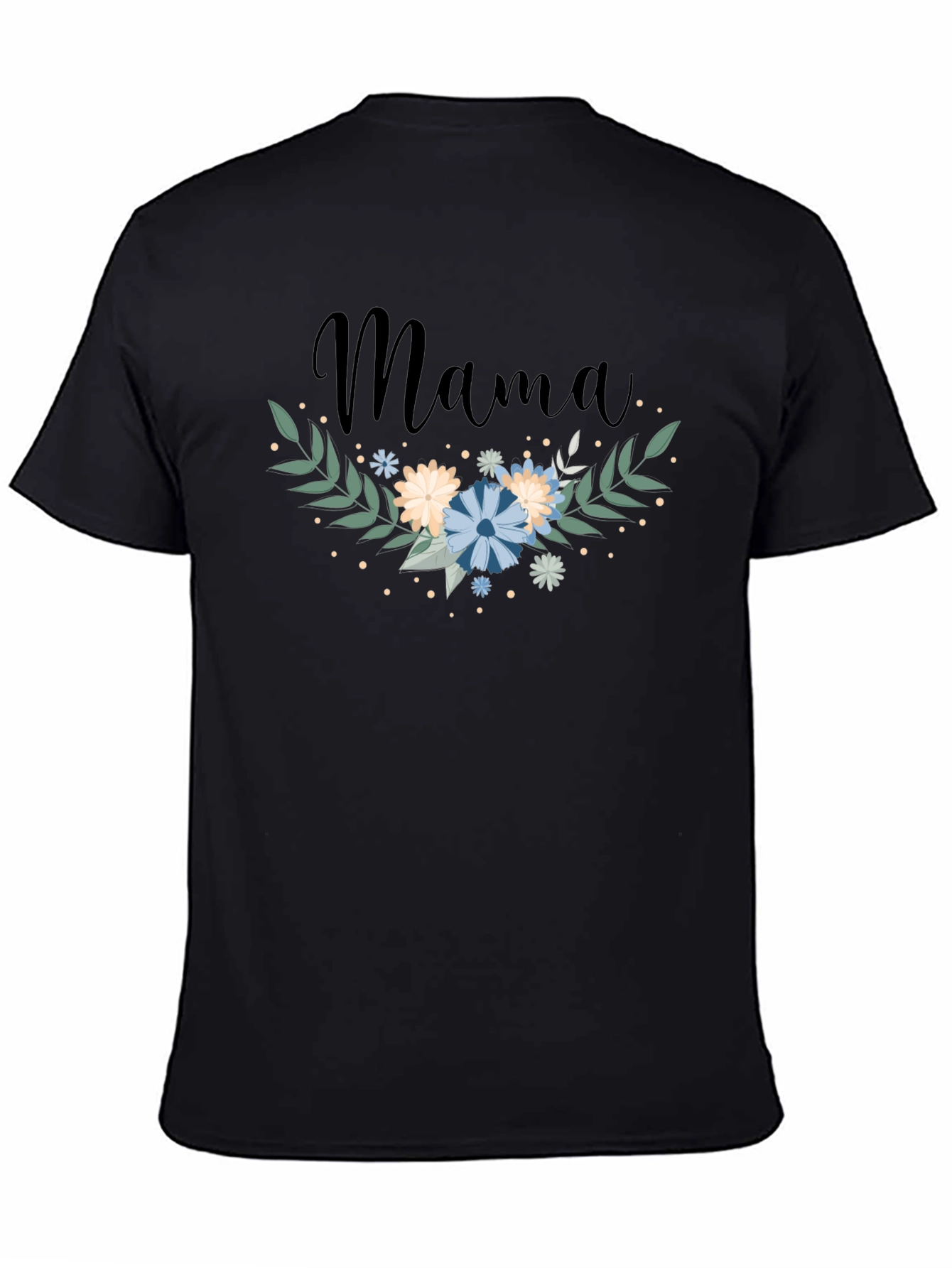Mama Floral Graphic Tee - Trendy Mom Shirt