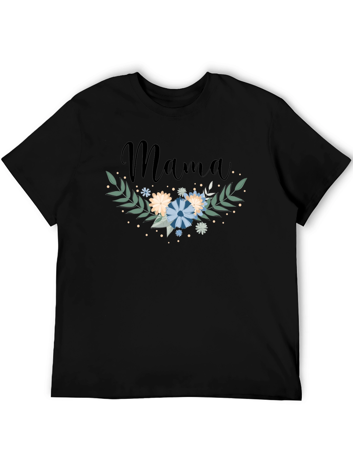 Mama Floral Graphic Tee - Trendy Mom Shirt