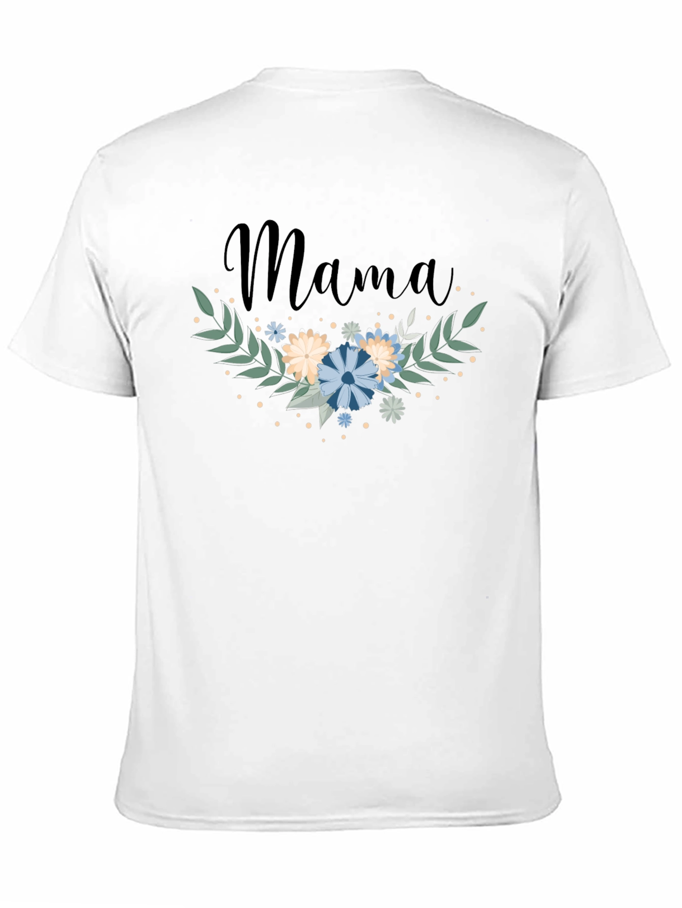 Mama Floral Graphic Tee - Trendy Mom Shirt