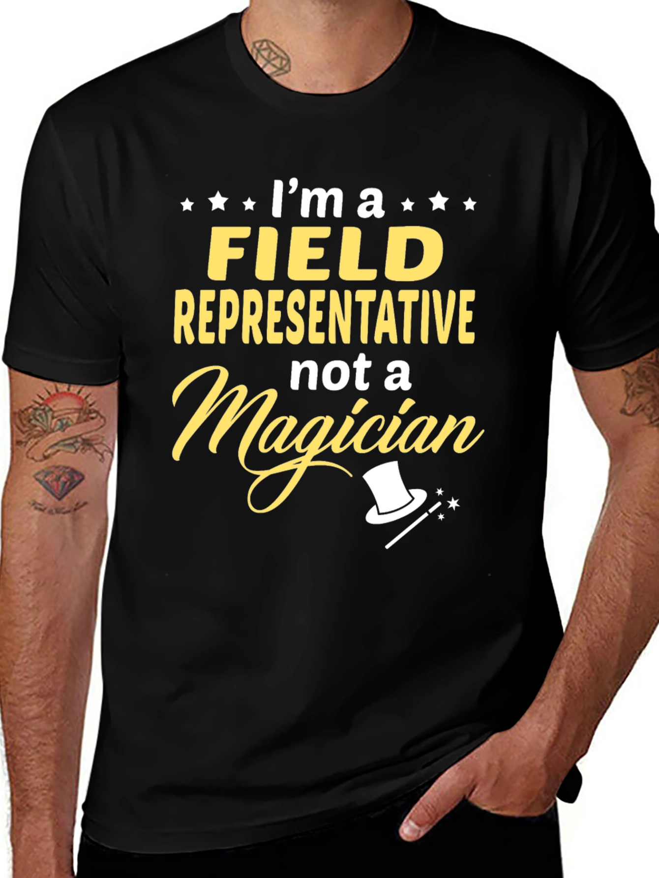 Field Representative Not A Magician Funny T-Shirt
