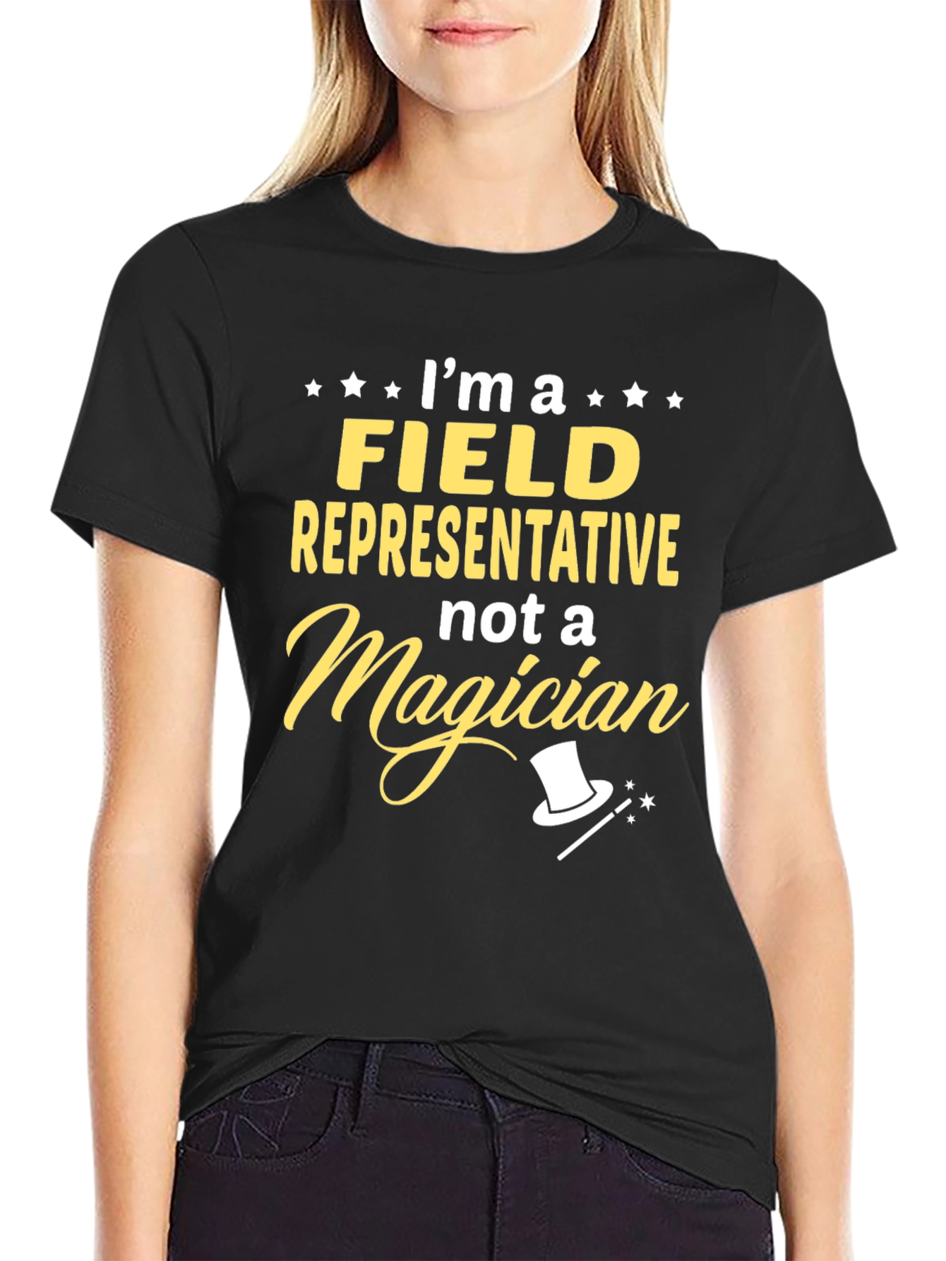Field Representative Not A Magician Funny T-Shirt