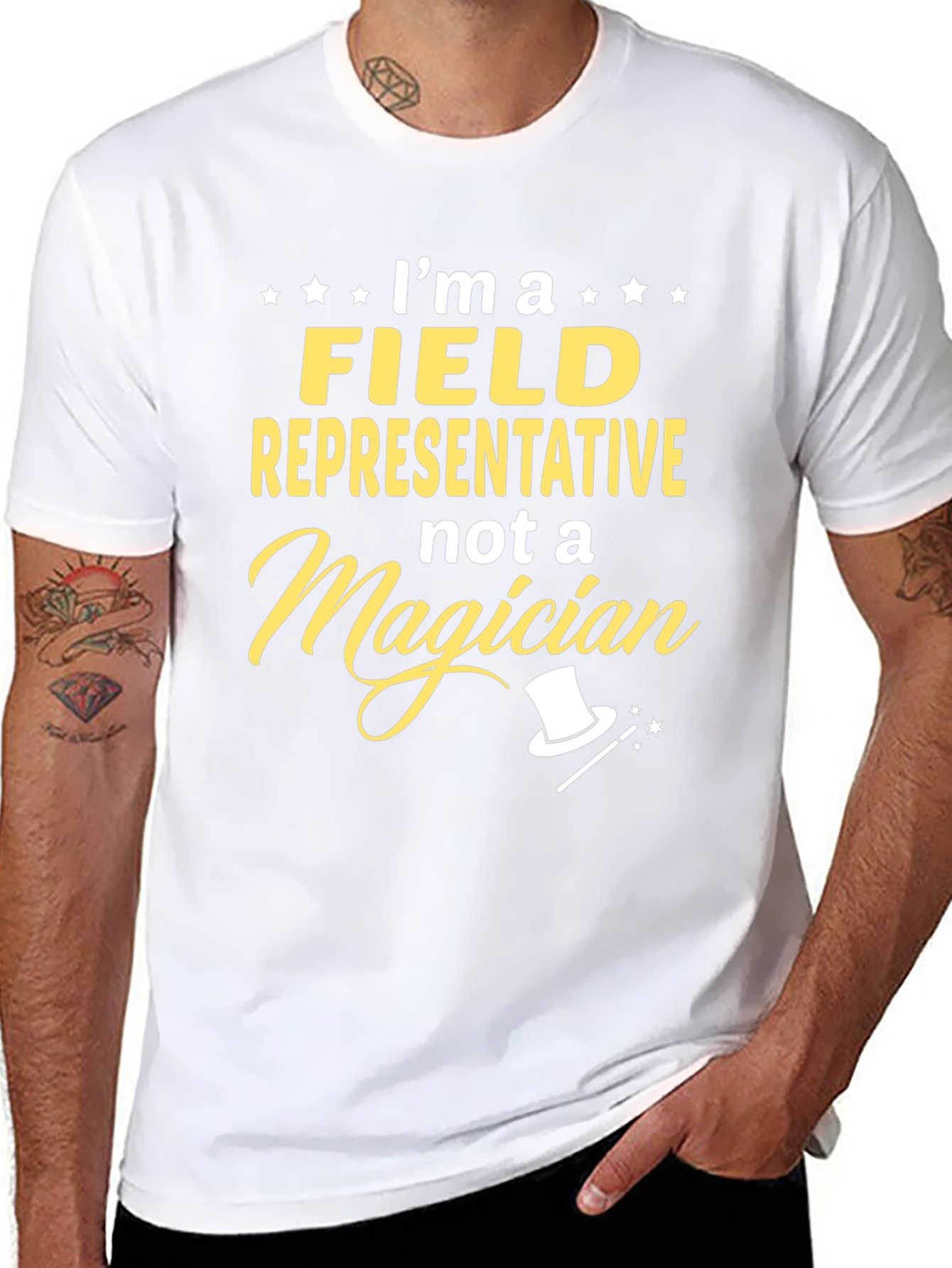 Field Representative Not A Magician Funny T-Shirt