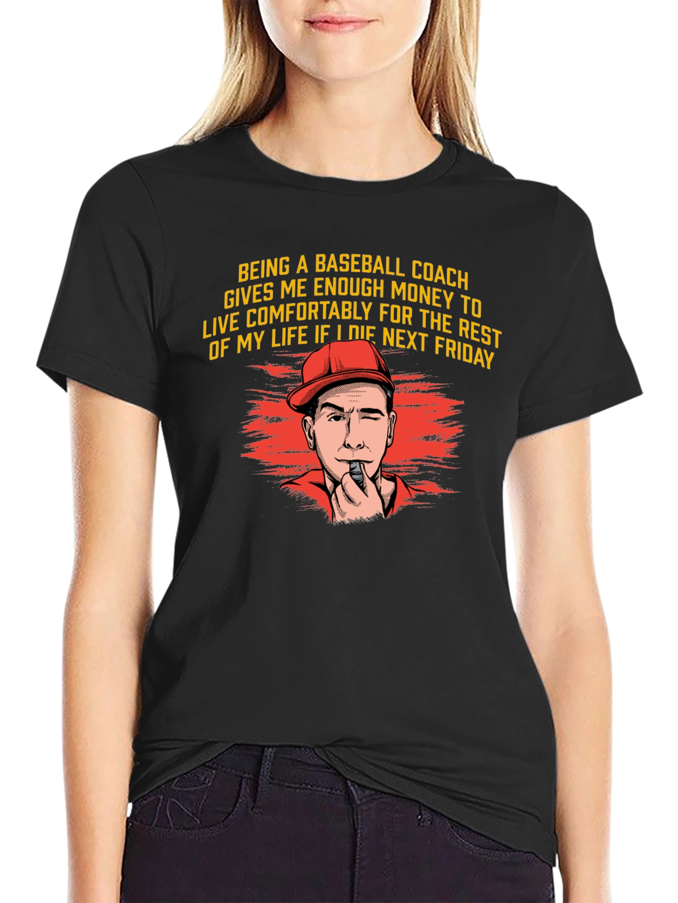 Baseball Coach Money T-Shirt