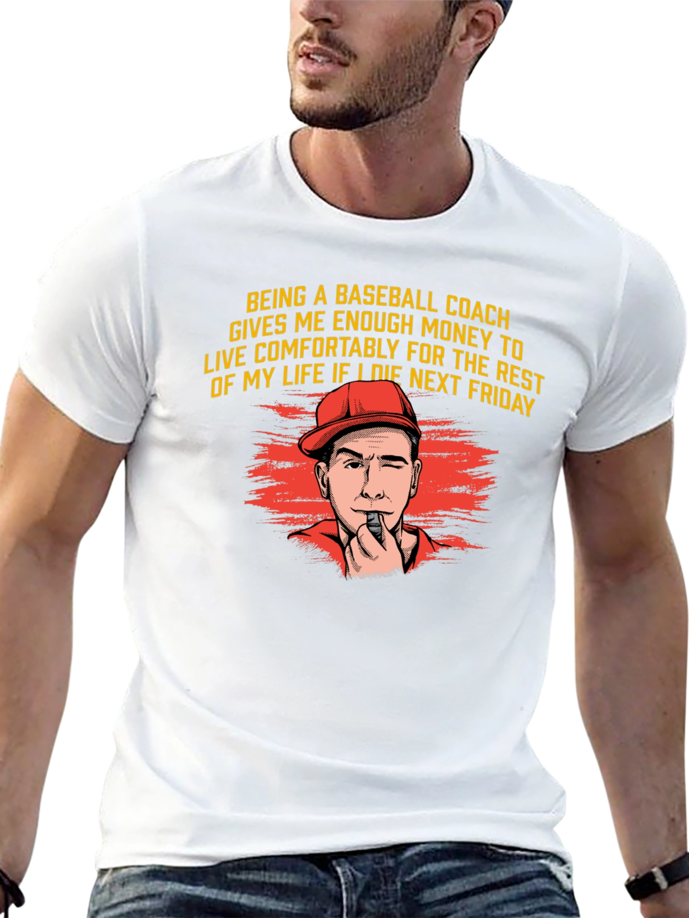 Baseball Coach Money T-Shirt