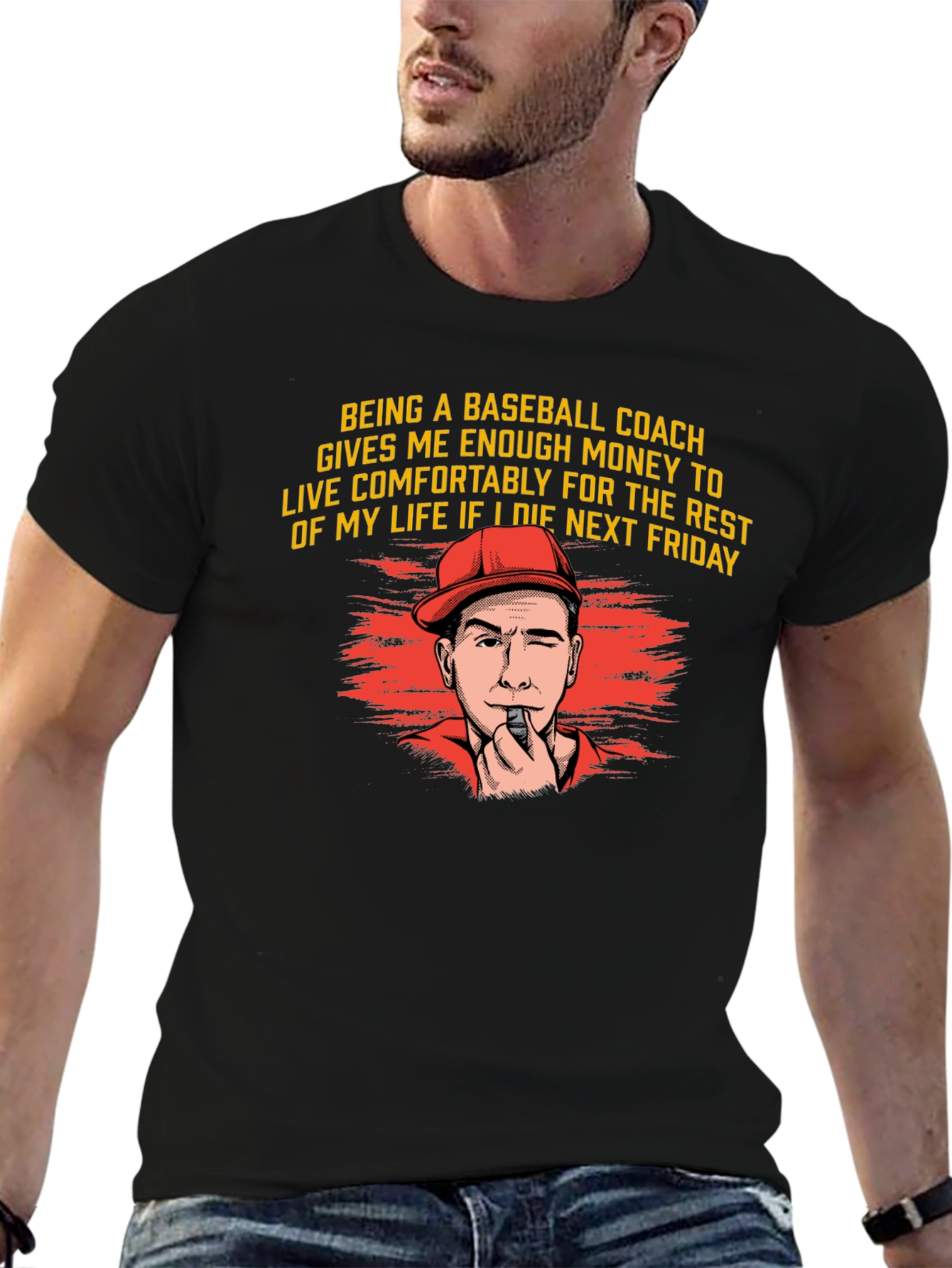 Baseball Coach Money T-Shirt