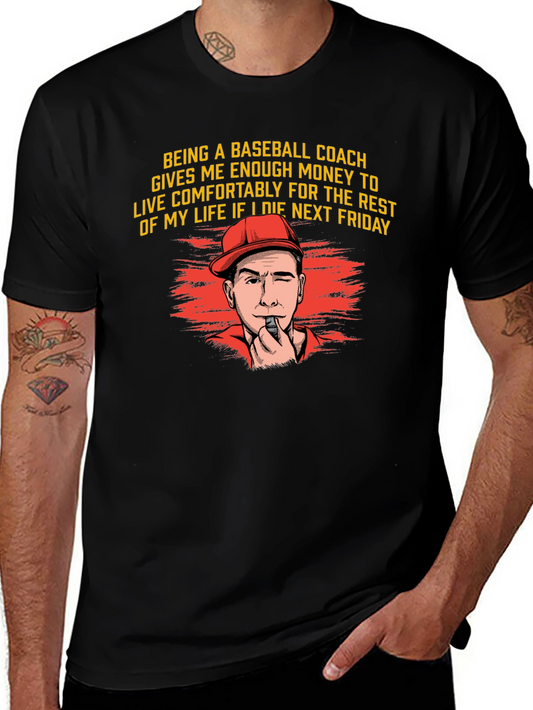 Baseball Coach Money T-Shirt