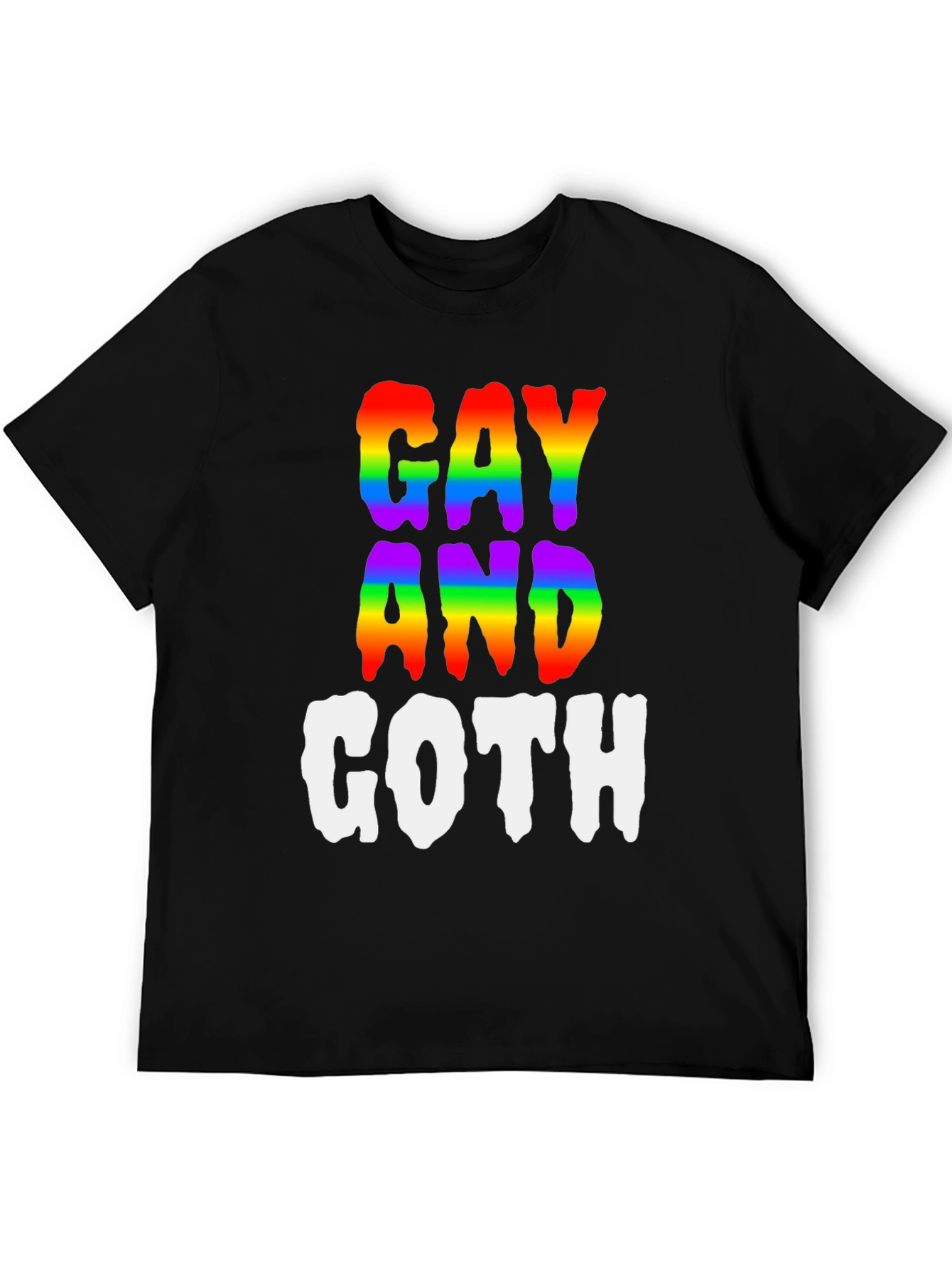 Gay and Goth Graphic Tee - Pride Fashion