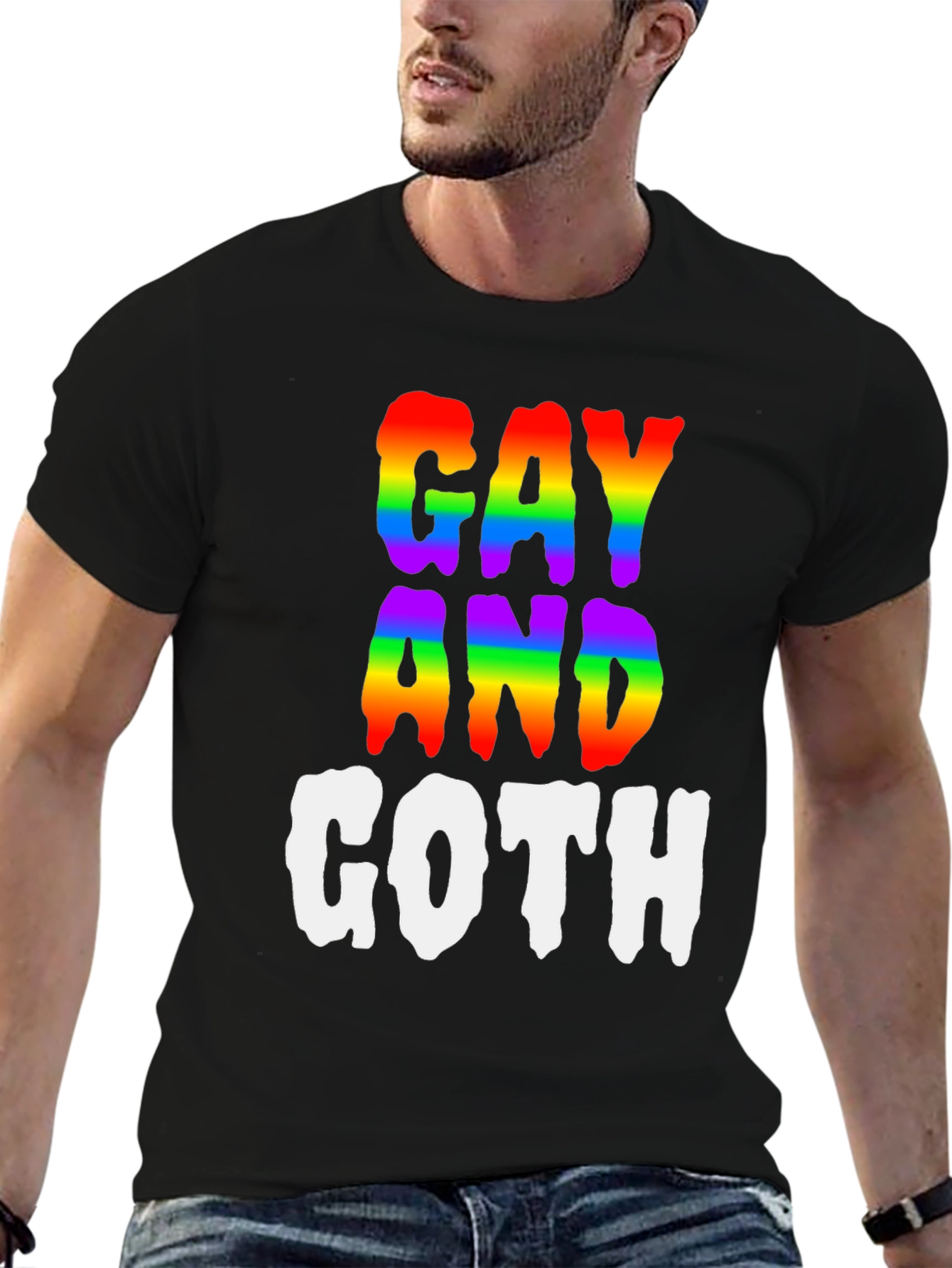 Gay and Goth Graphic Tee - Pride Fashion