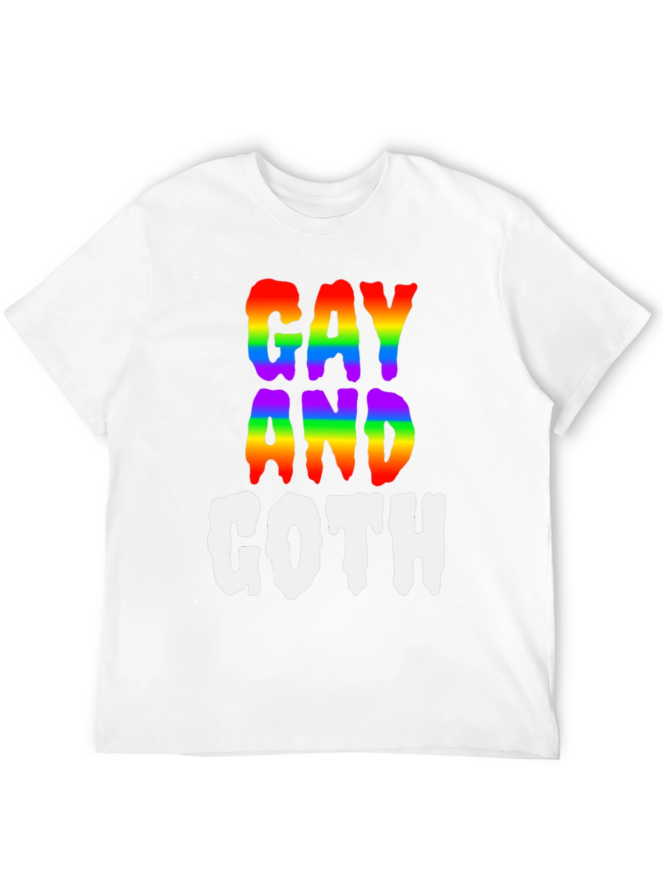 Gay and Goth Graphic Tee - Pride Fashion