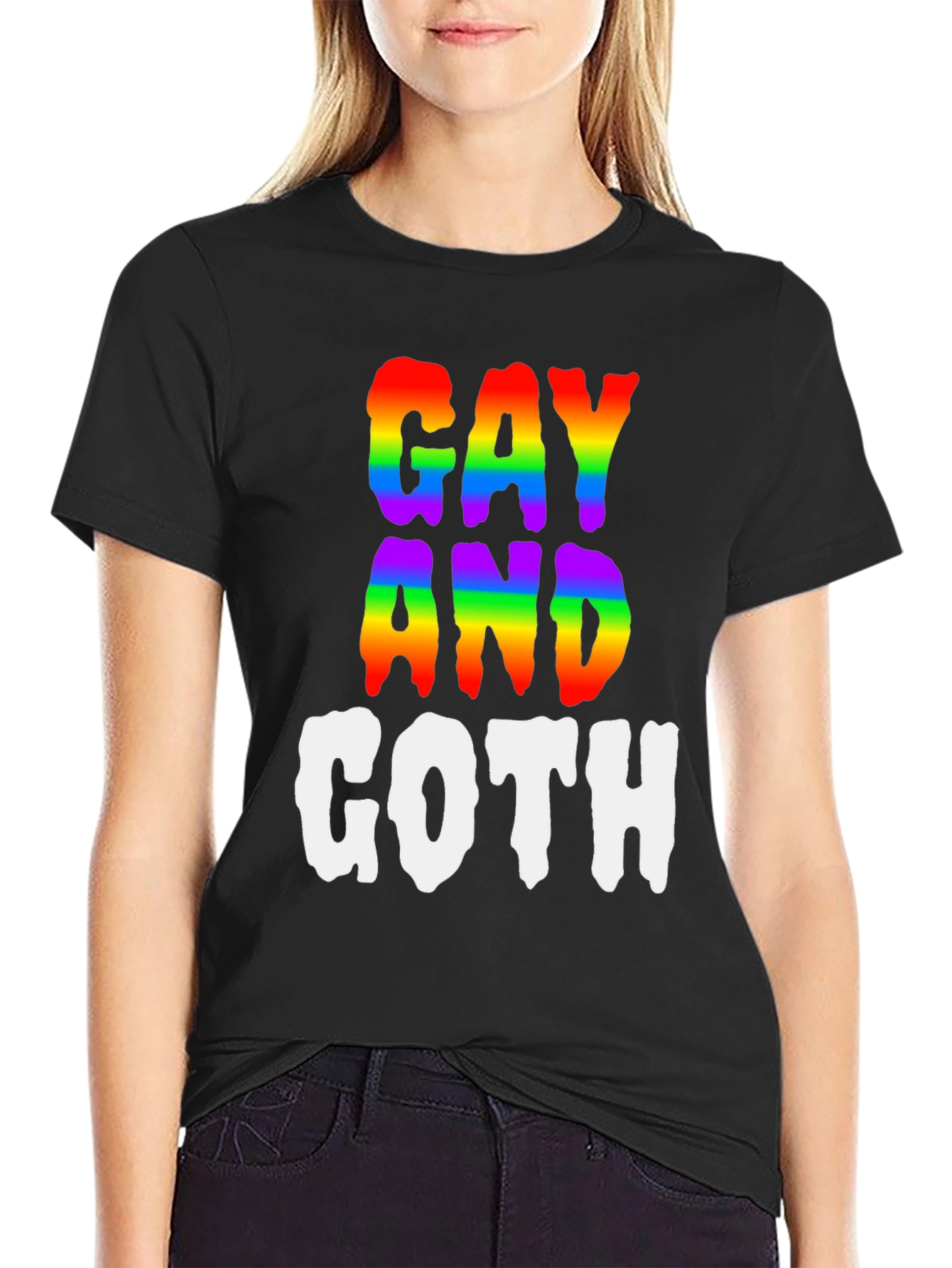 Gay and Goth Graphic Tee - Pride Fashion