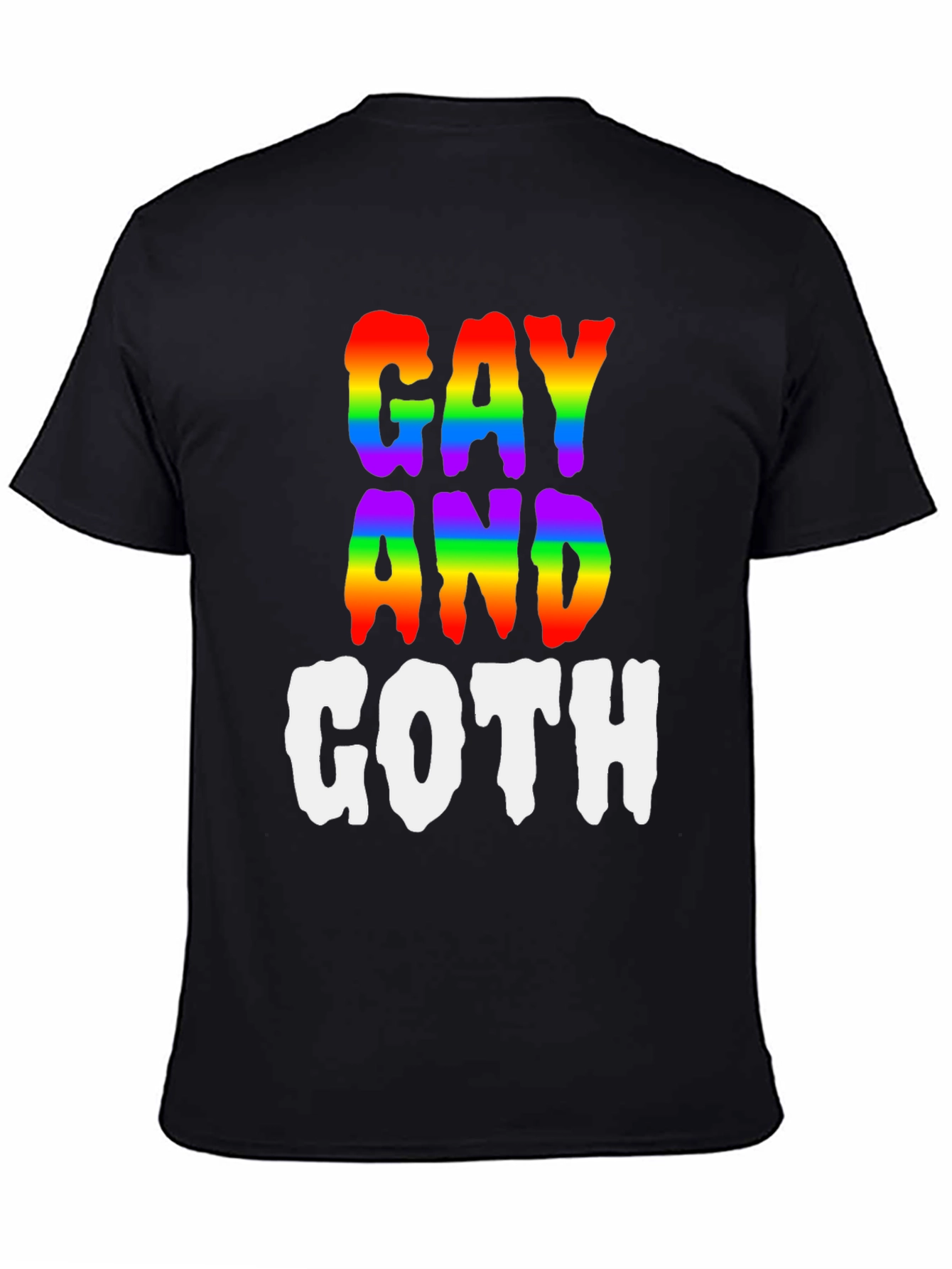 Gay and Goth Graphic Tee - Pride Fashion