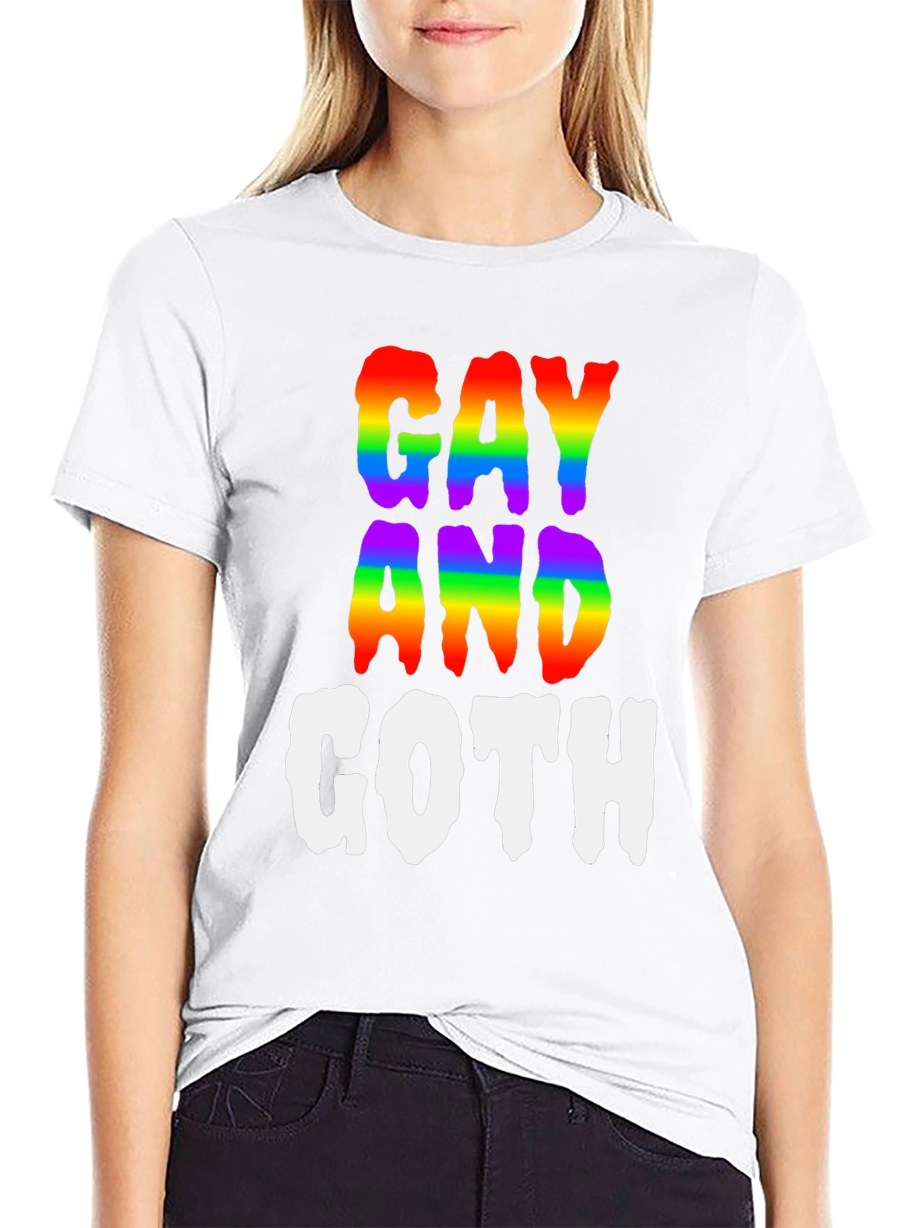 Gay and Goth Graphic Tee - Pride Fashion