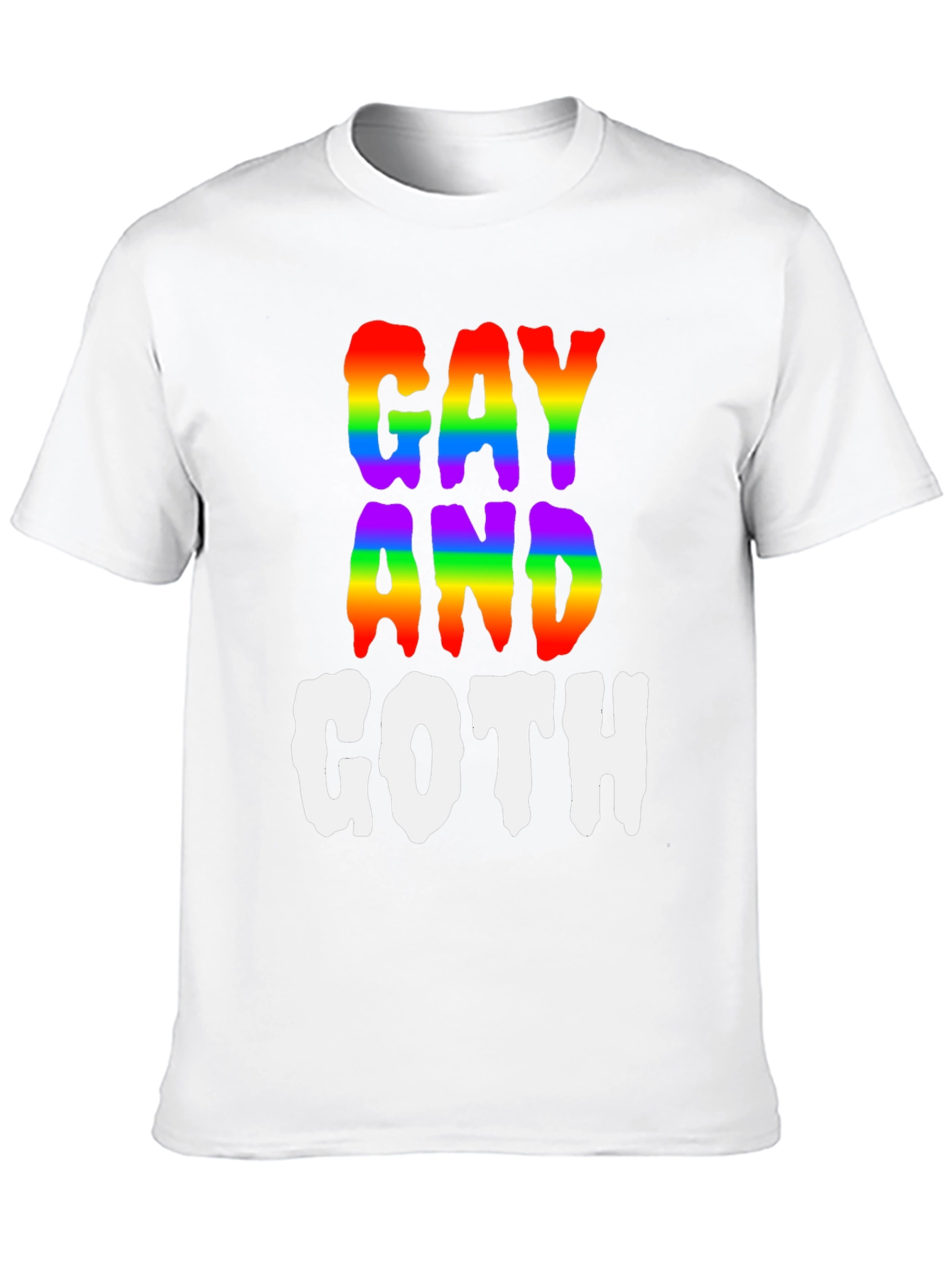 Gay and Goth Graphic Tee - Pride Fashion