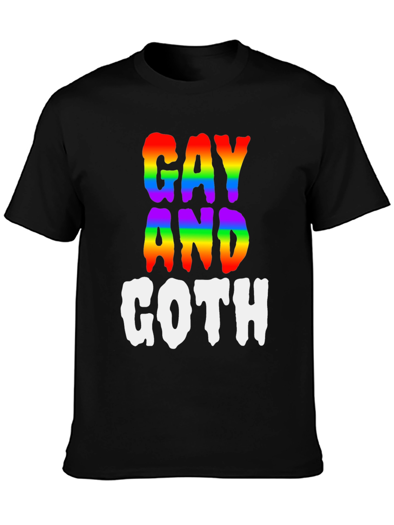 Gay and Goth Graphic Tee - Pride Fashion