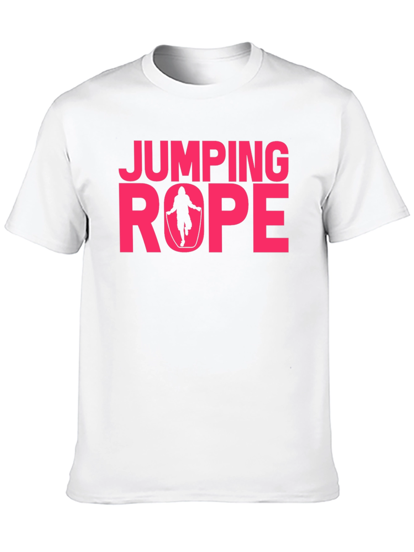 Jumping Rope Graphic T-Shirt - Fitness Apparel