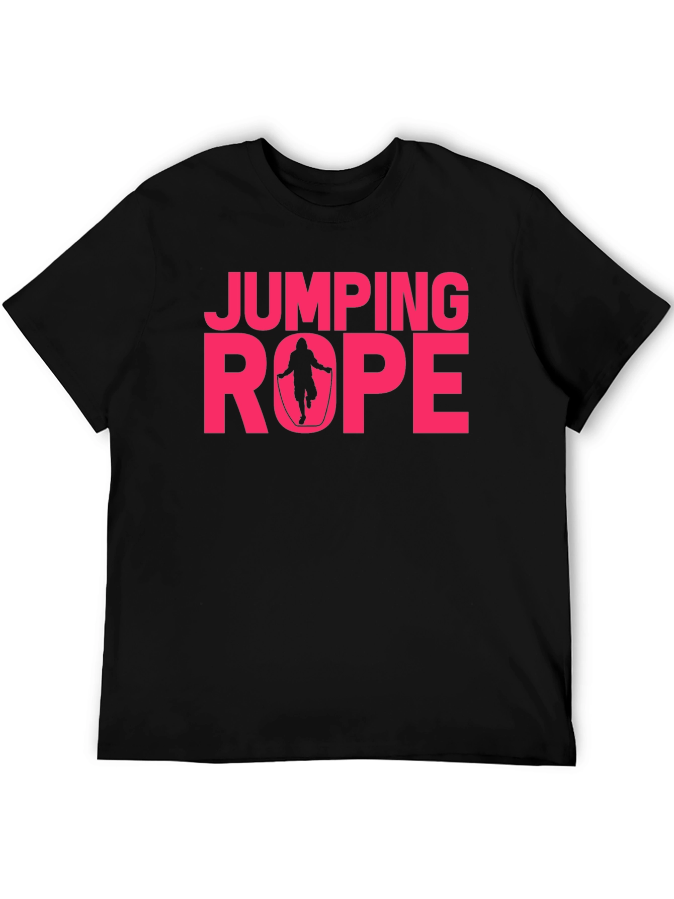 Jumping Rope Graphic T-Shirt - Fitness Apparel