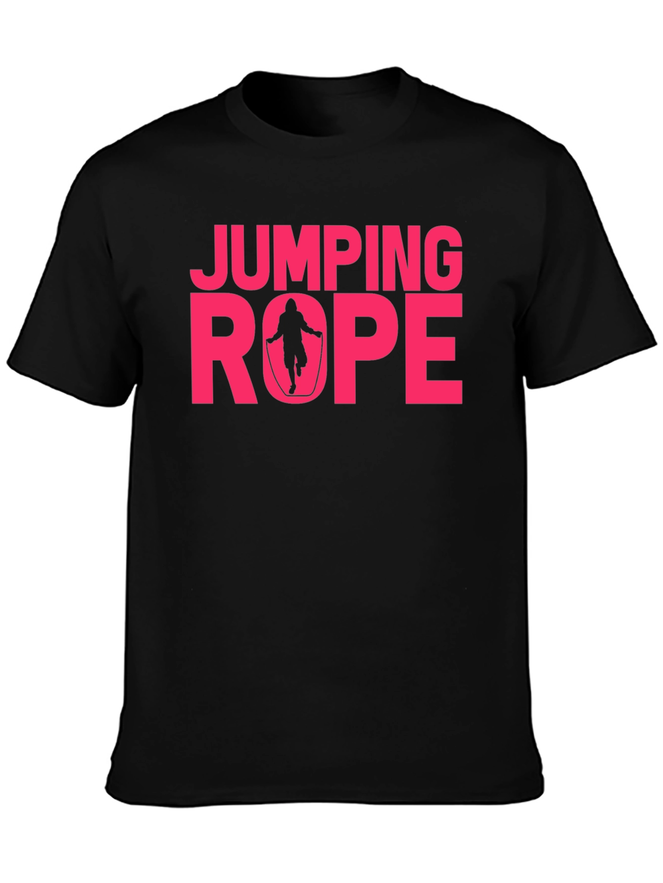 Jumping Rope Graphic T-Shirt - Fitness Apparel