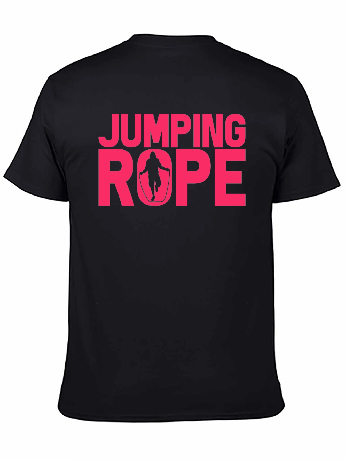 Jumping Rope Graphic T-Shirt - Fitness Apparel