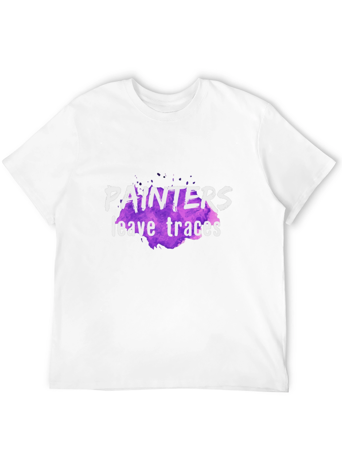 Painters Leave Traces Black T-Shirt