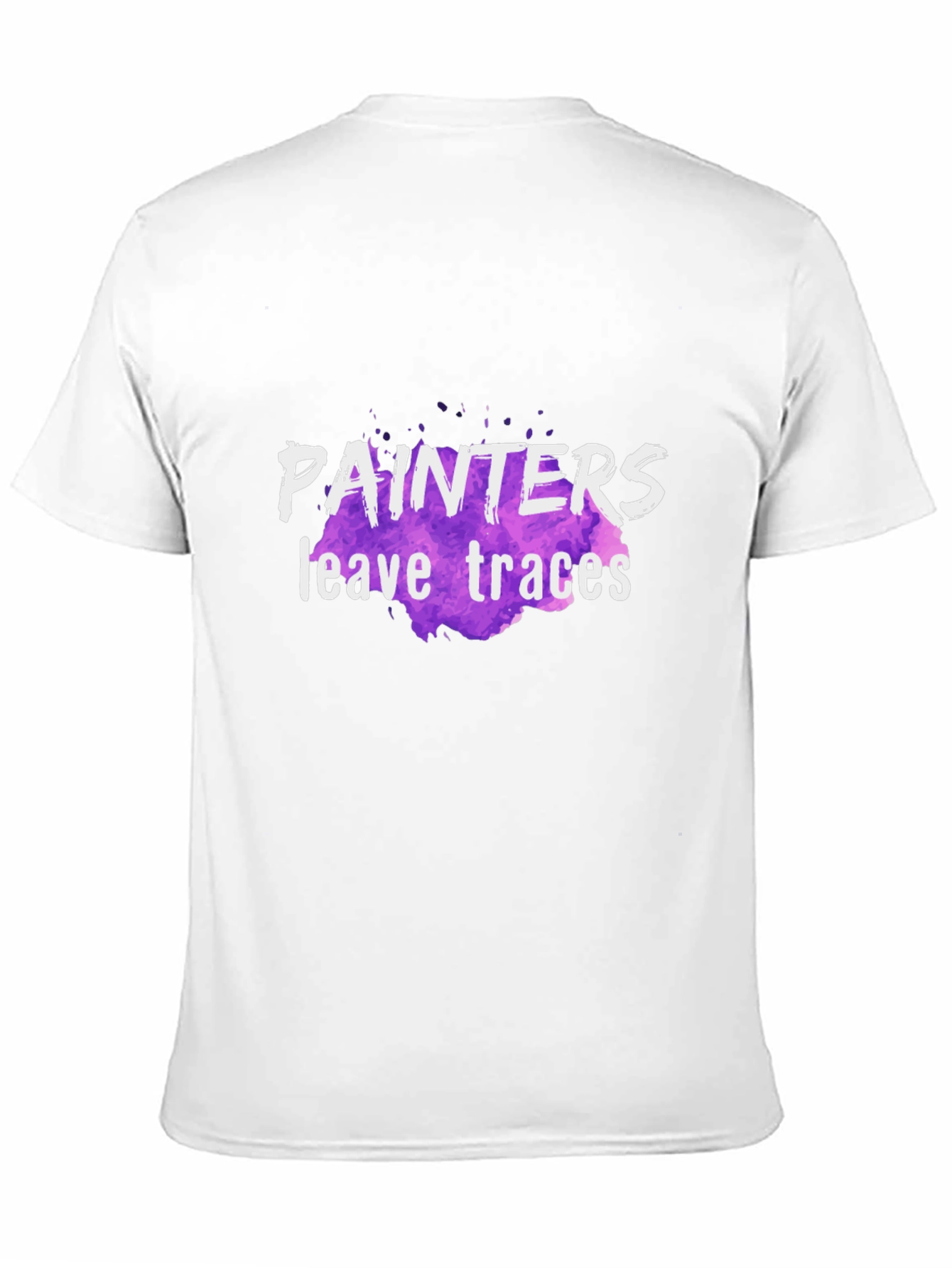 Painters Leave Traces Black T-Shirt