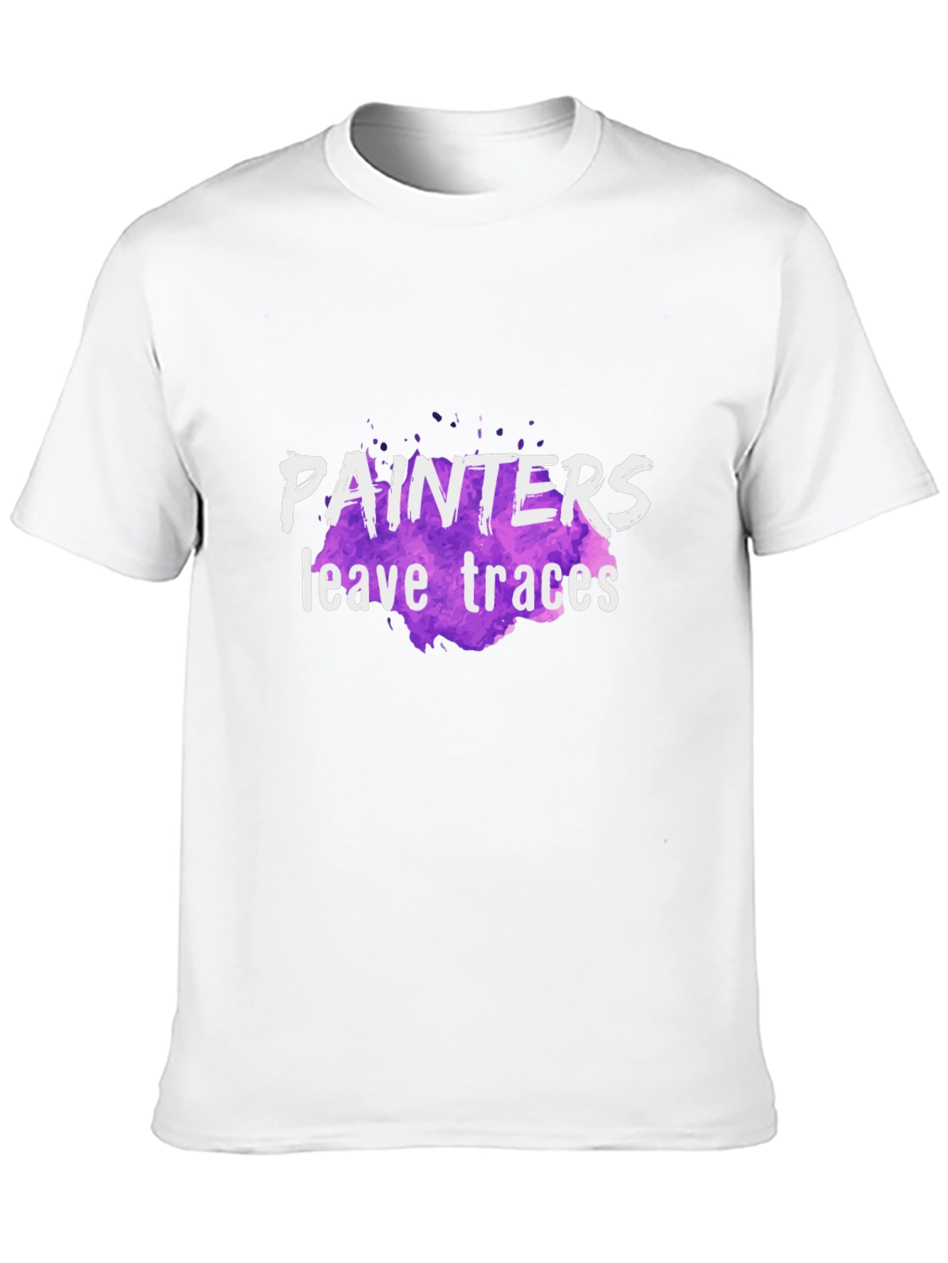 Painters Leave Traces Black T-Shirt