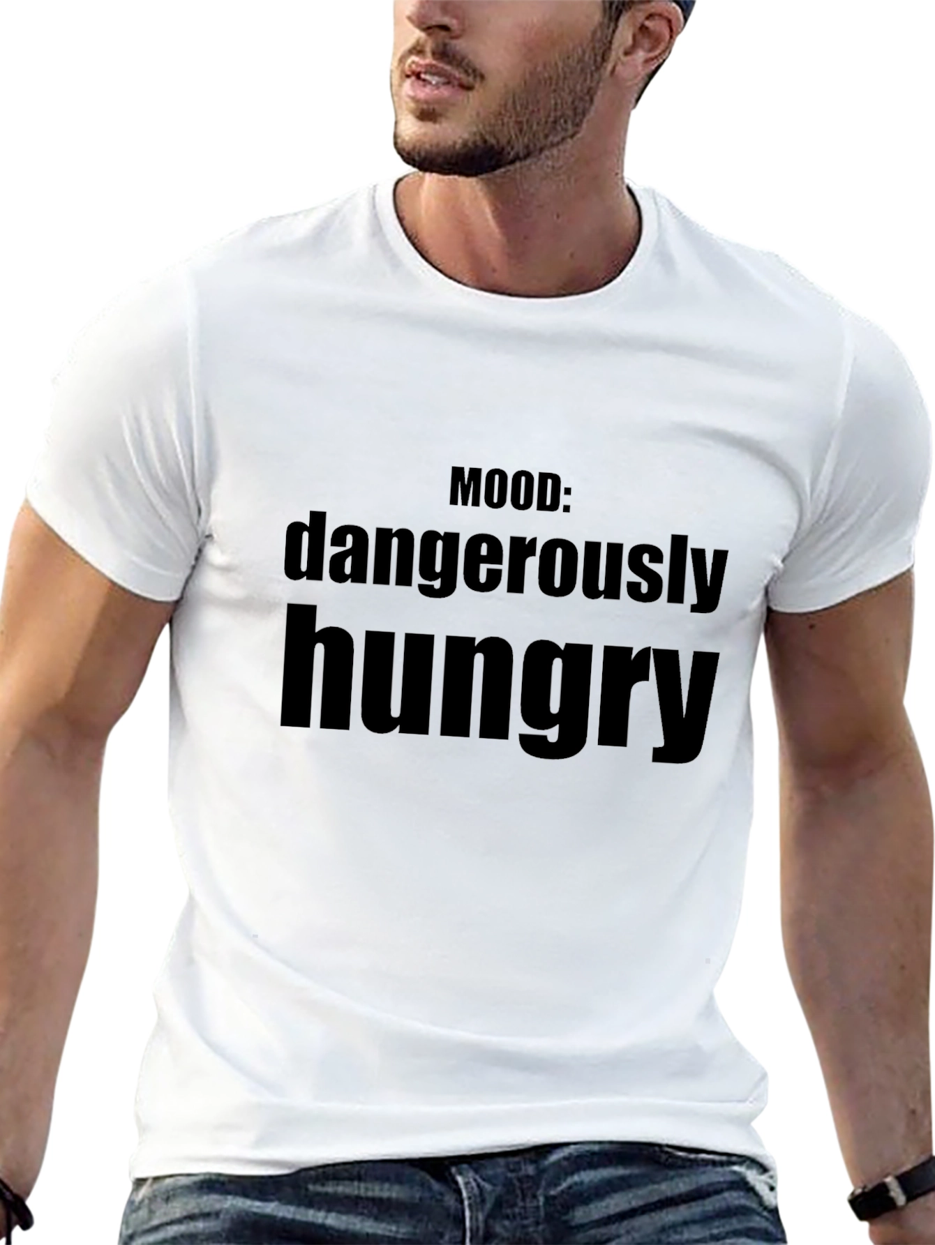 Mood: Dangerously Hungry - Funny Graphic Tee