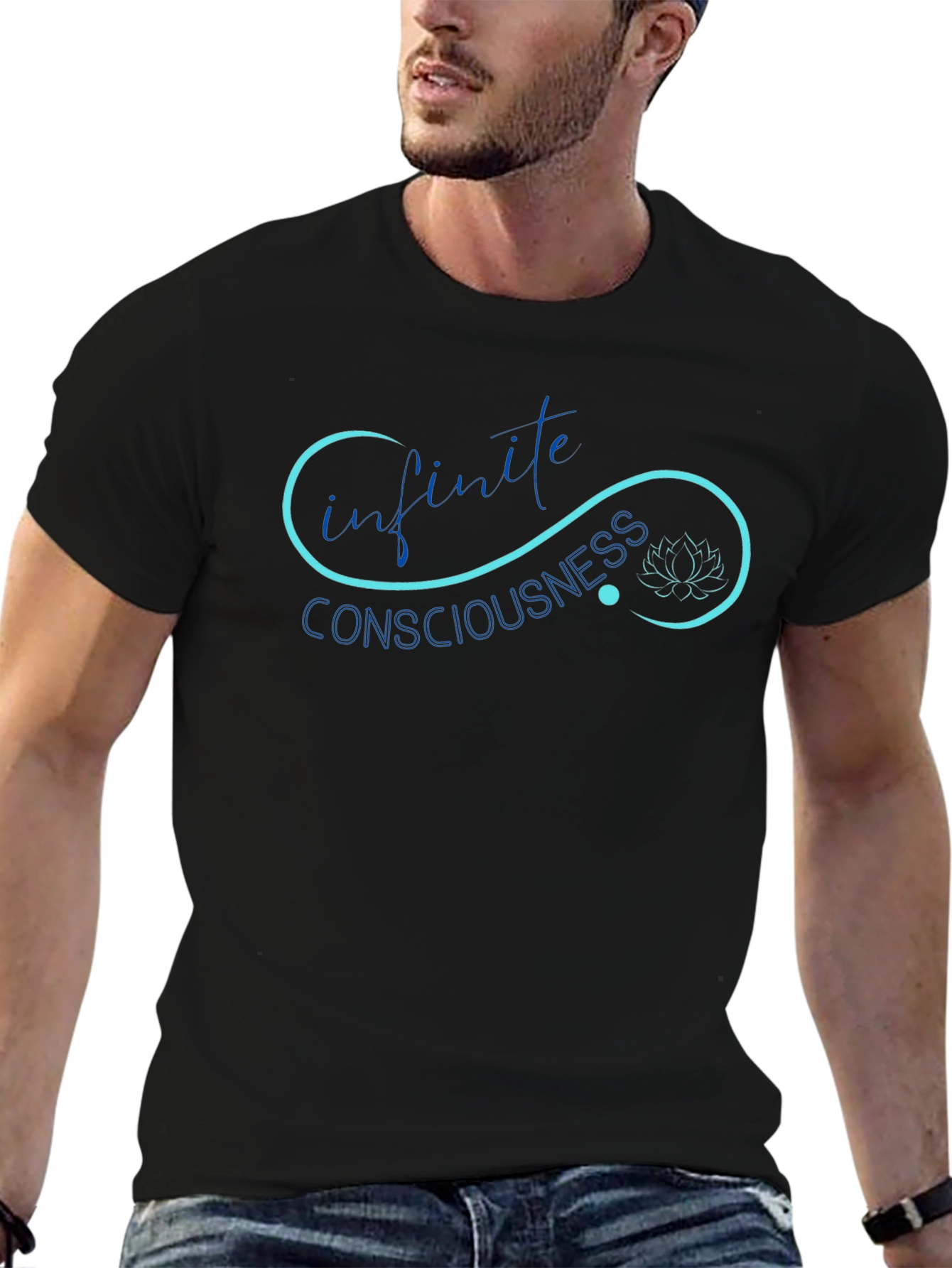 Infinite Consciousness Black T-Shirt