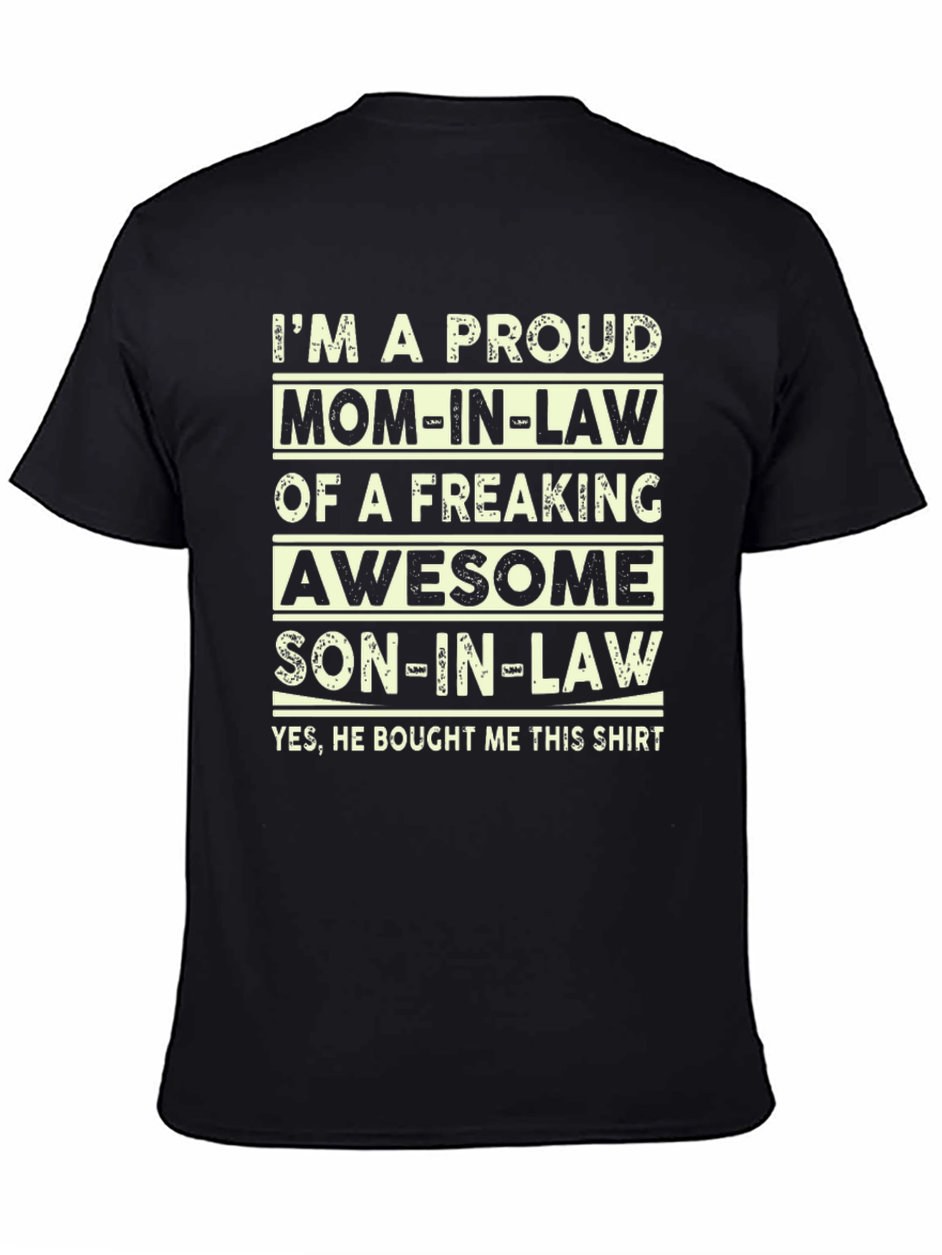 Proud Mom-in-Law Graphic T-Shirt