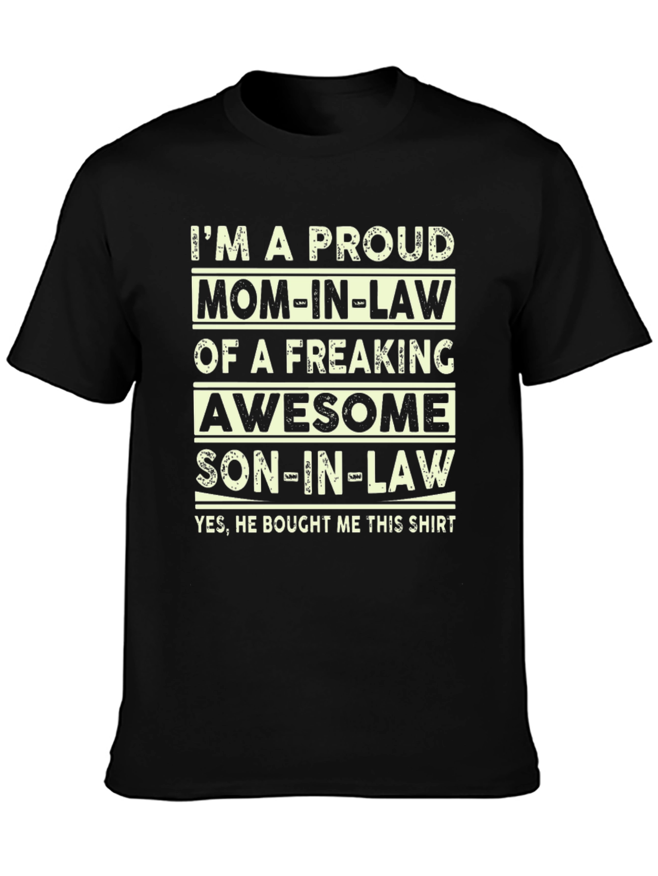 Proud Mom-in-Law Graphic T-Shirt