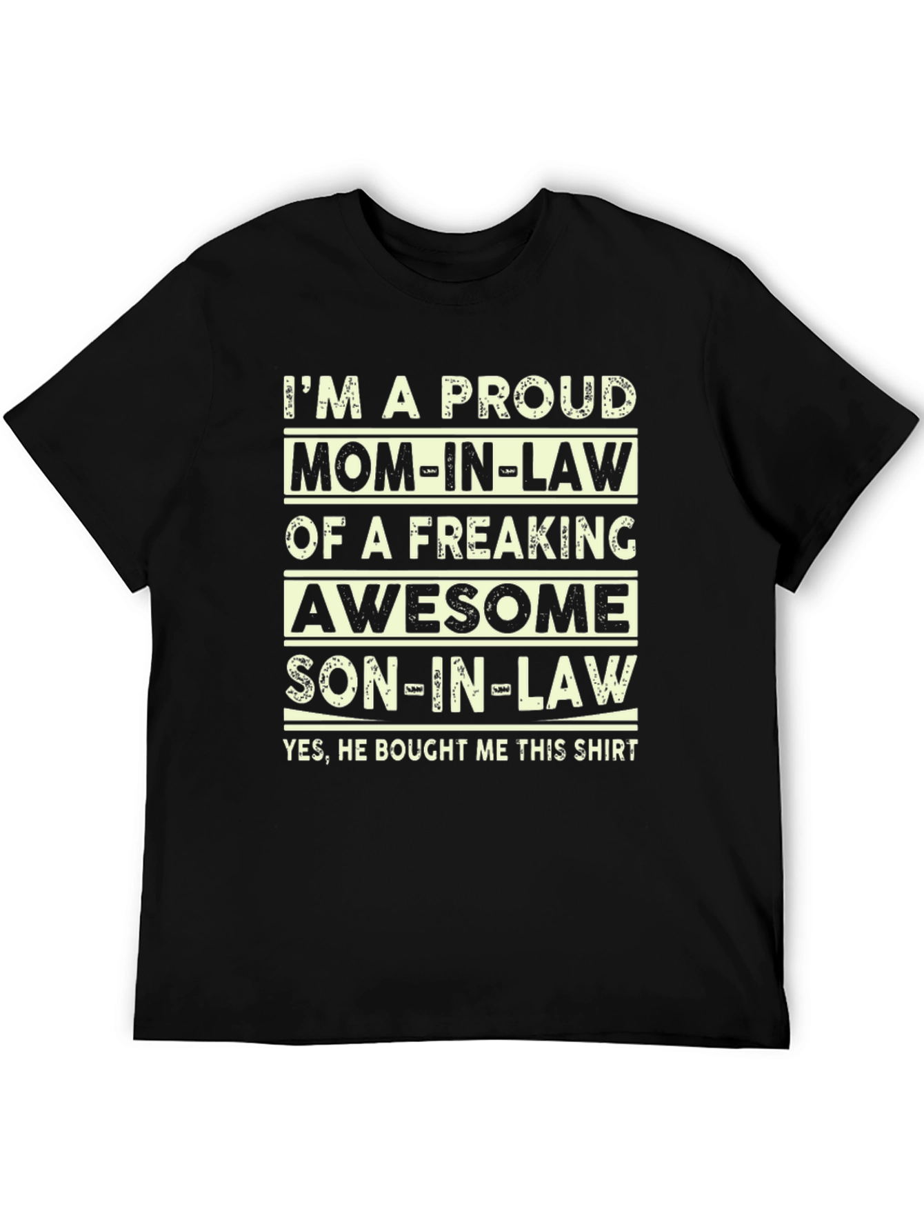 Proud Mom-in-Law Graphic T-Shirt