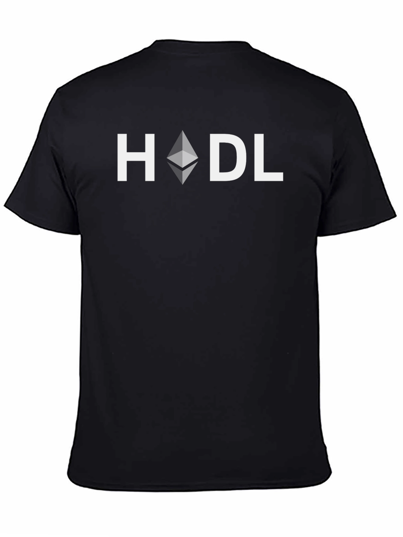 HODL Ethereum Crypto Black T-Shirt