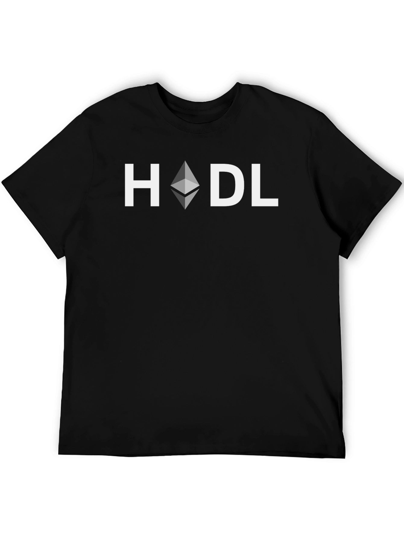 HODL Ethereum Crypto Black T-Shirt