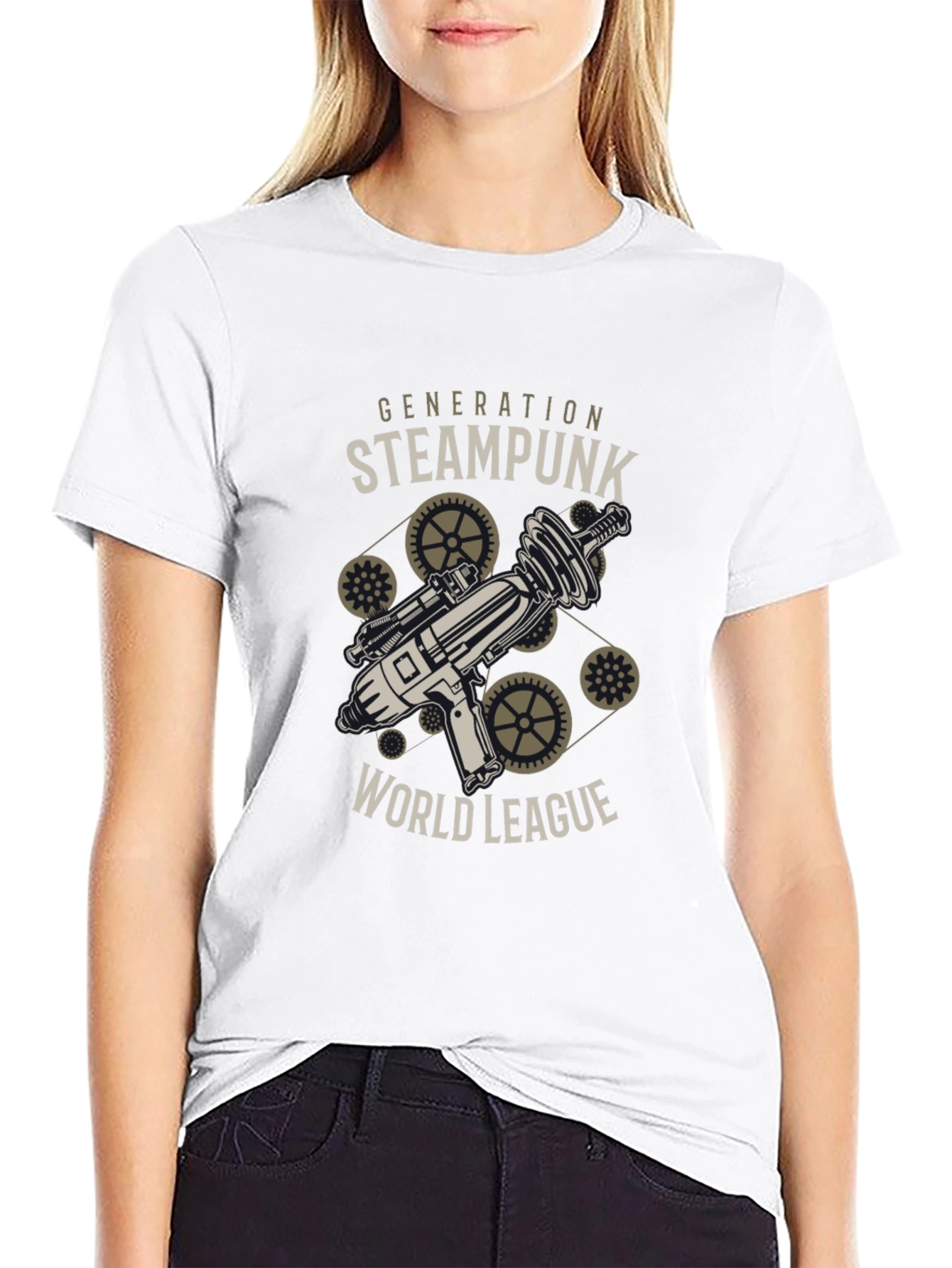 Steampunk Generation World League Black T-Shirt