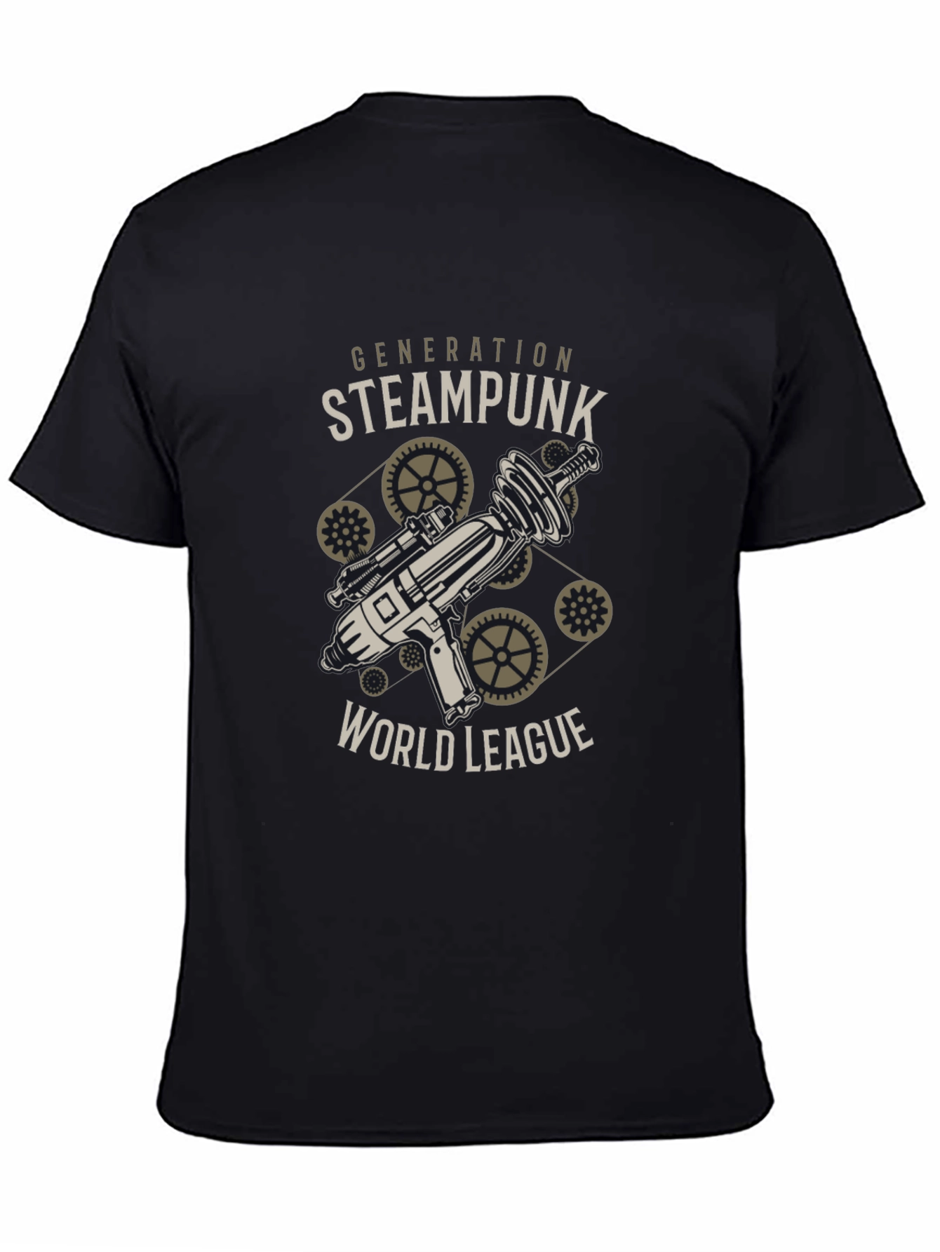 Steampunk Generation World League Black T-Shirt