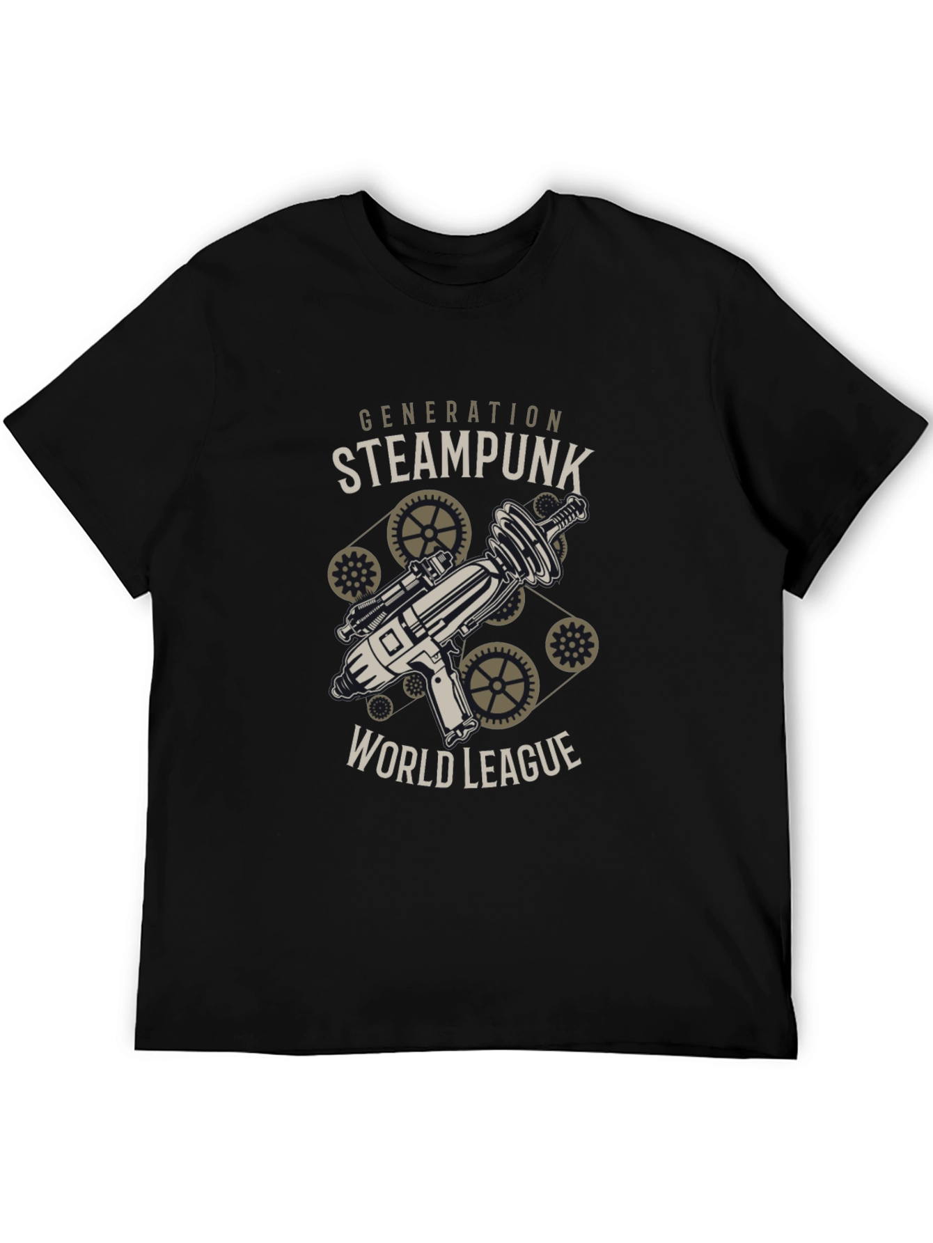 Steampunk Generation World League Black T-Shirt
