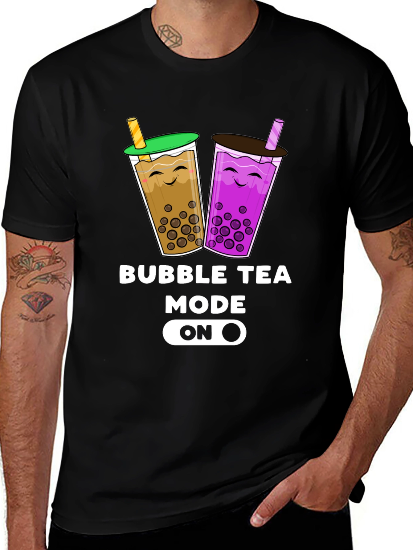 Bubble Tea Mode On Graphic Tee