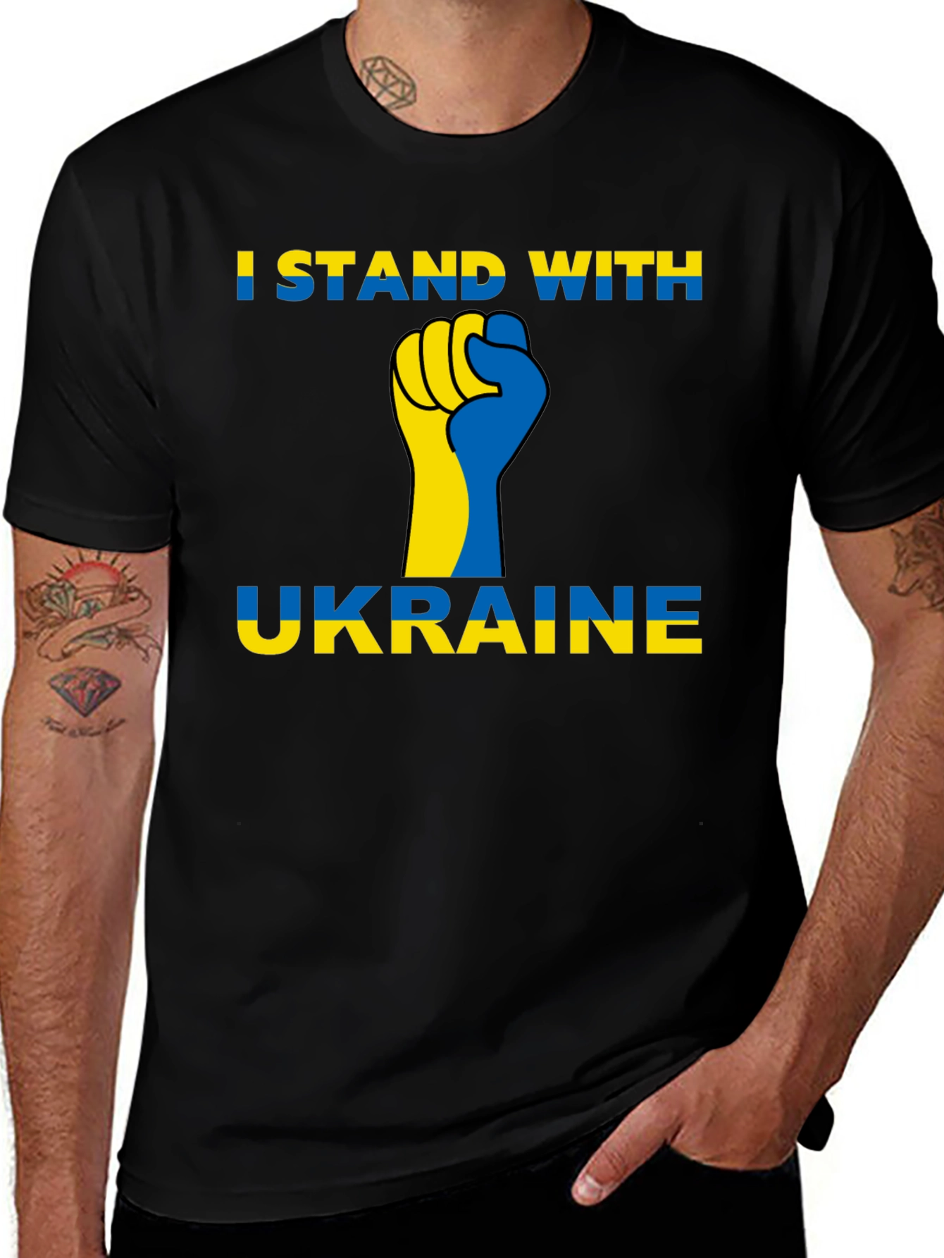 I Stand With Ukraine Graphic T-Shirt
