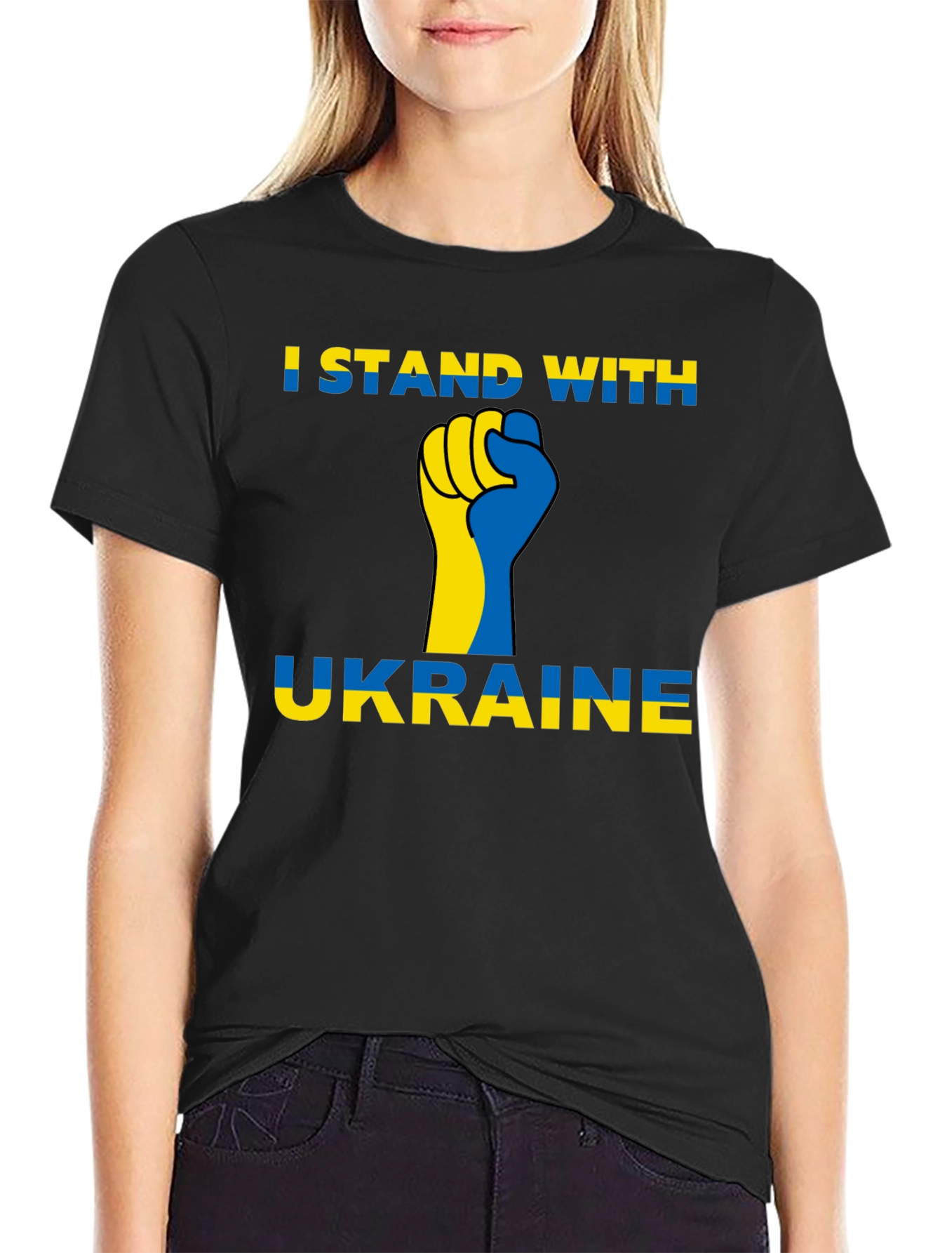 I Stand With Ukraine Graphic T-Shirt