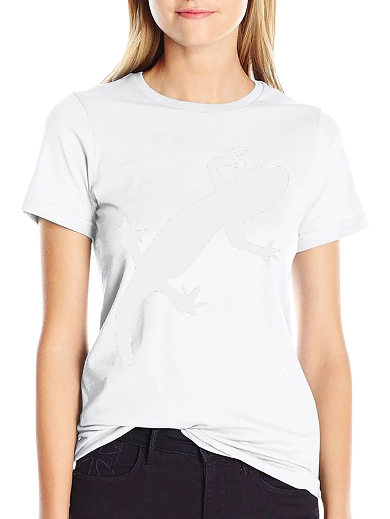 Cool Gecko Graphic Tee - Black Casual T-Shirt