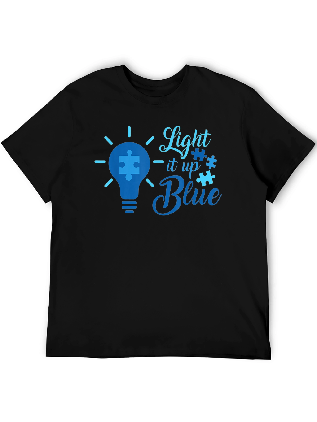Light It Up Blue Autism Awareness T-Shirt