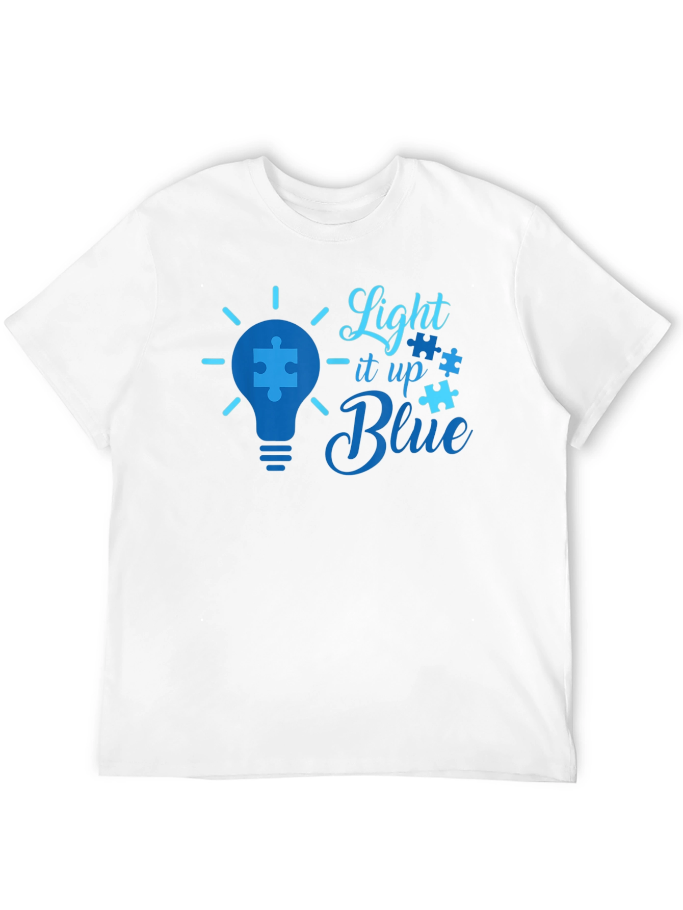 Light It Up Blue Autism Awareness T-Shirt
