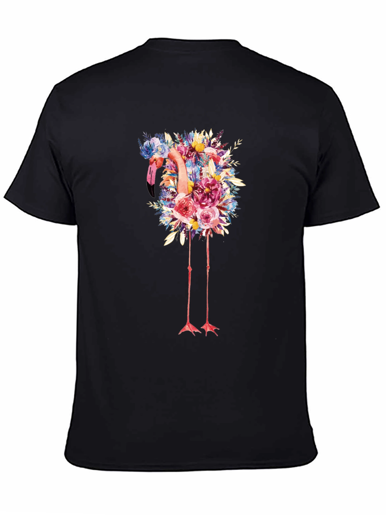 Floral Flamingo Graphic Tee