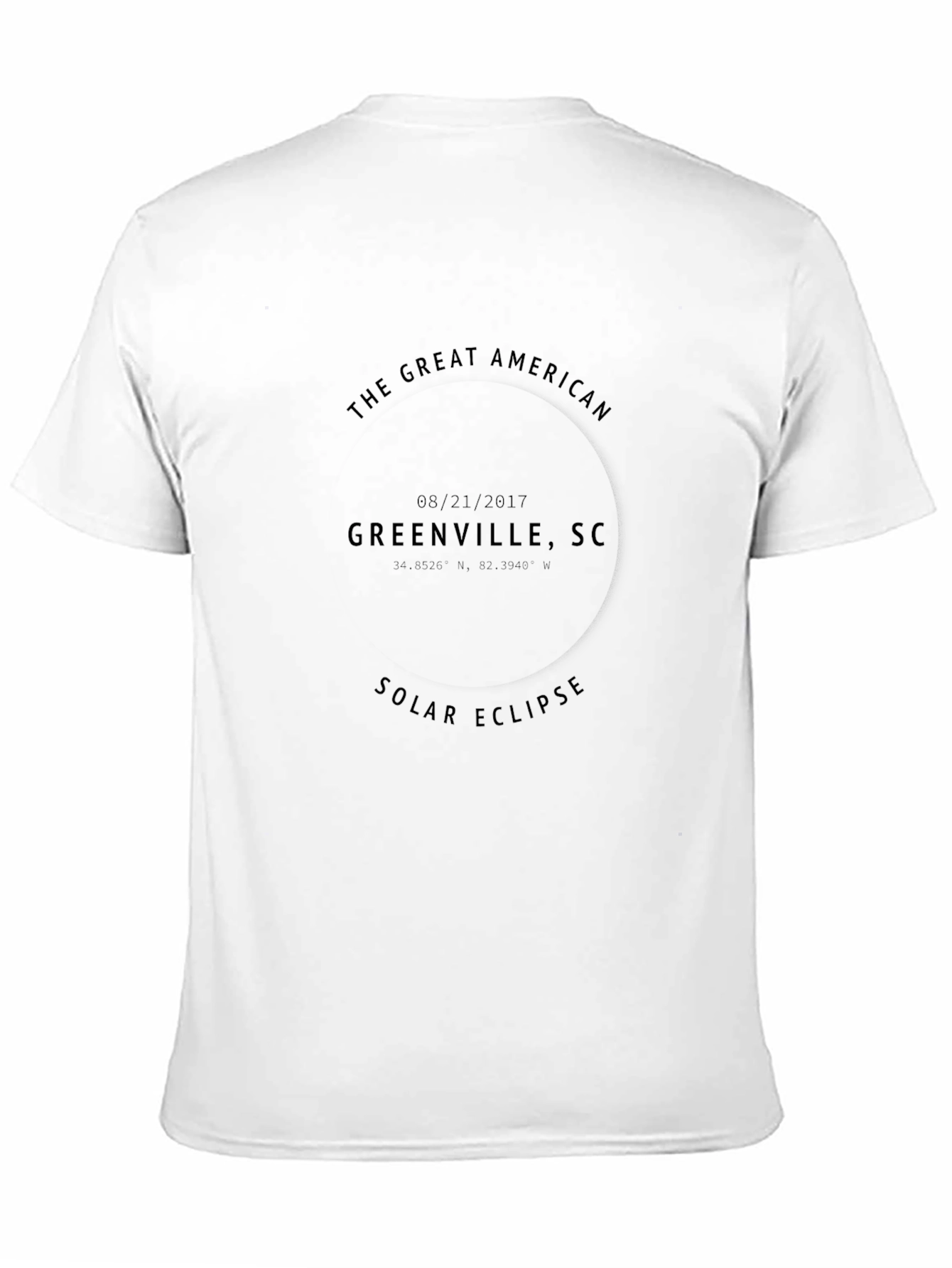 Great American Solar Eclipse Greenville SC T-Shirt