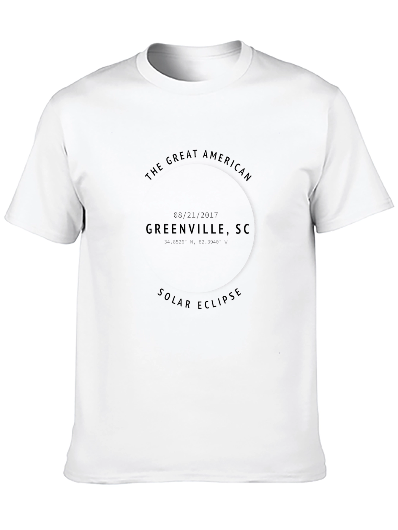 Great American Solar Eclipse Greenville SC T-Shirt