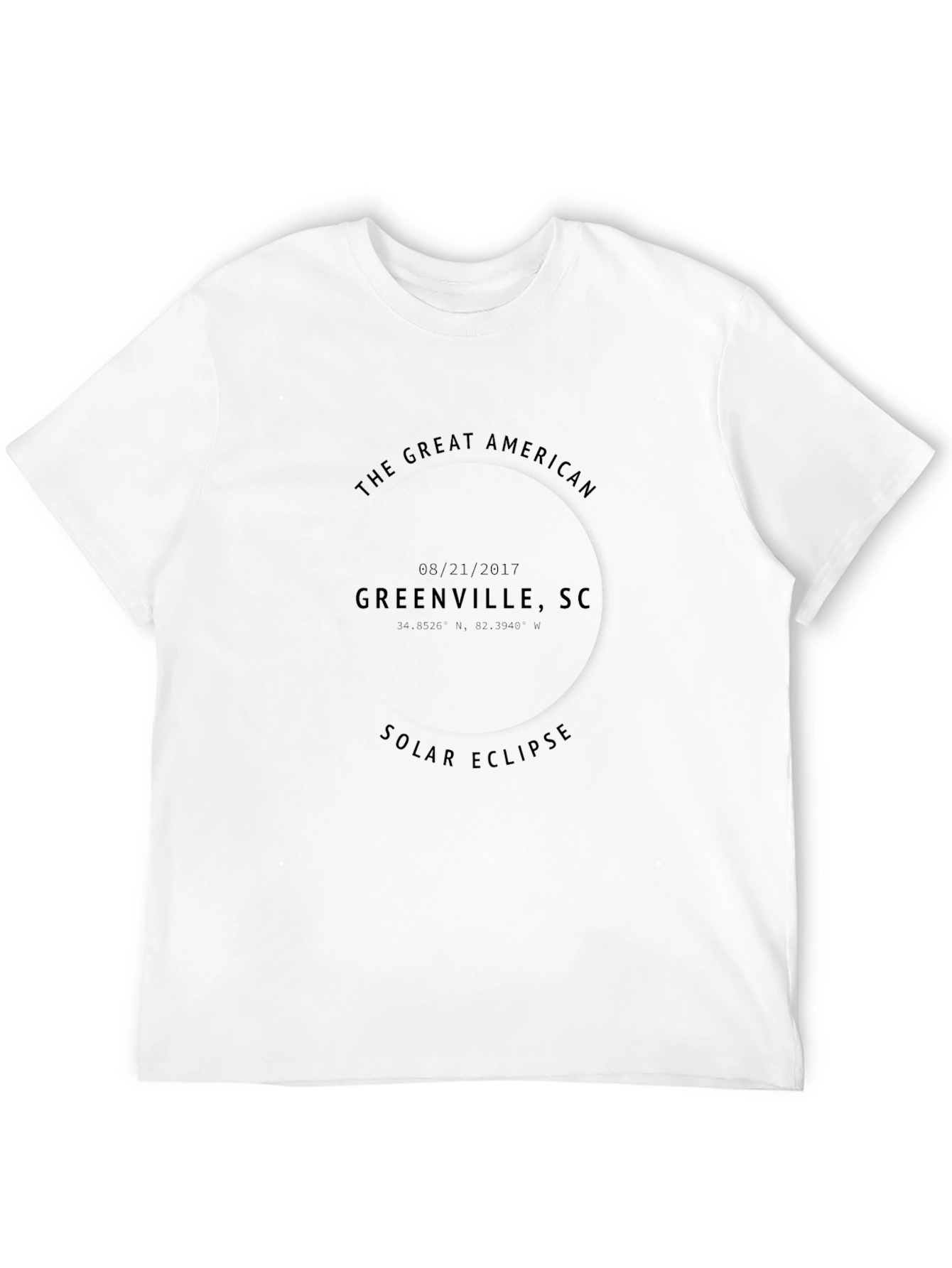 Great American Solar Eclipse Greenville SC T-Shirt