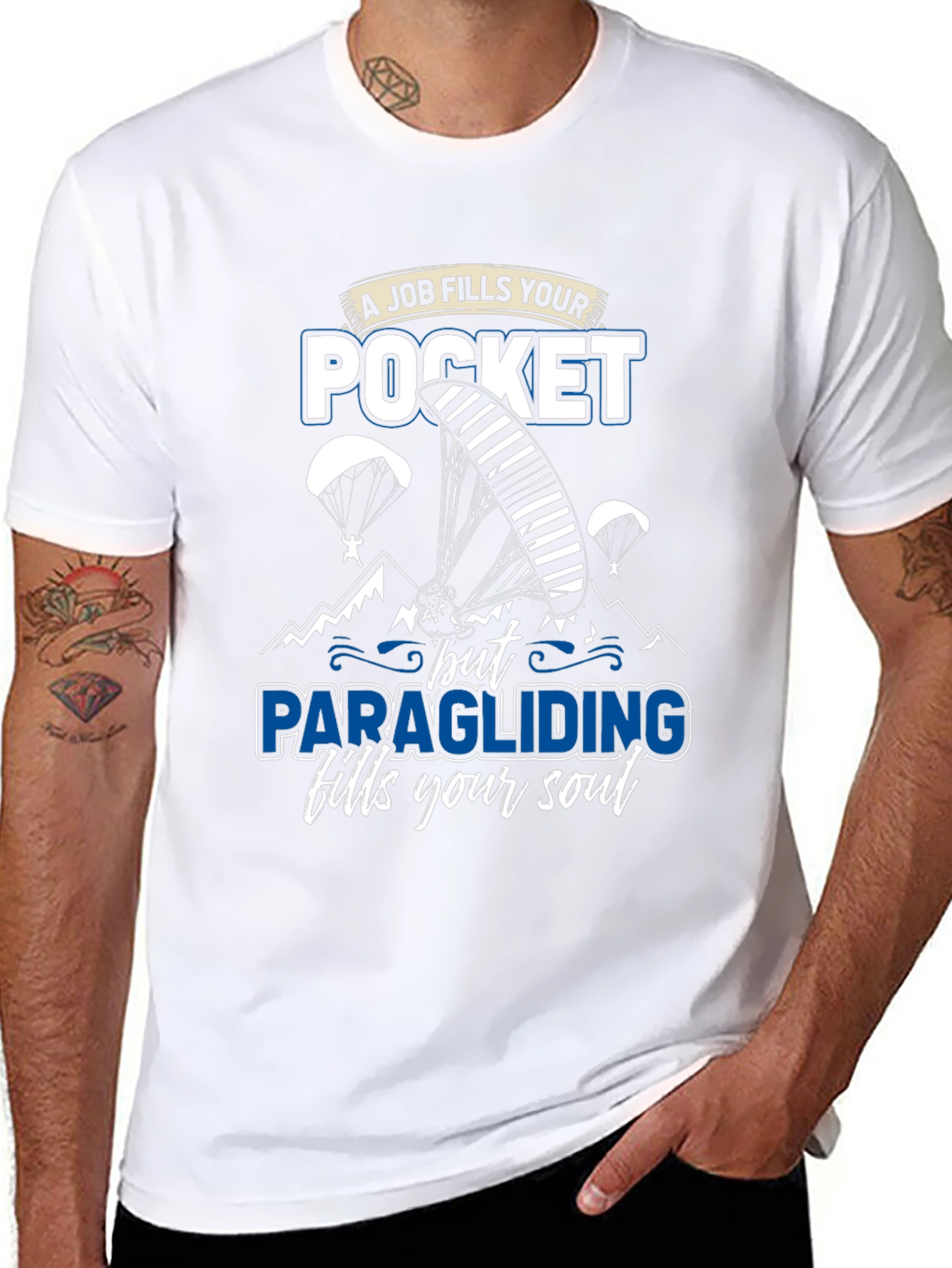 Paragliding Fills Your Soul Graphic T-Shirt