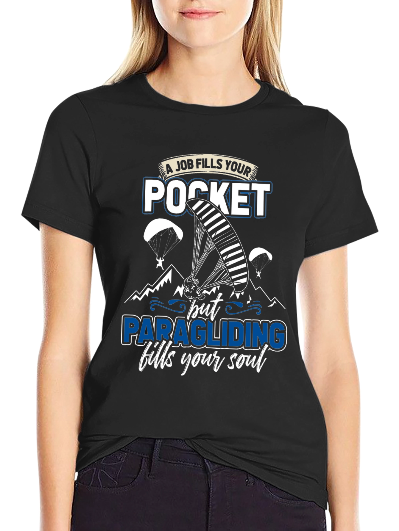 Paragliding Fills Your Soul Graphic T-Shirt