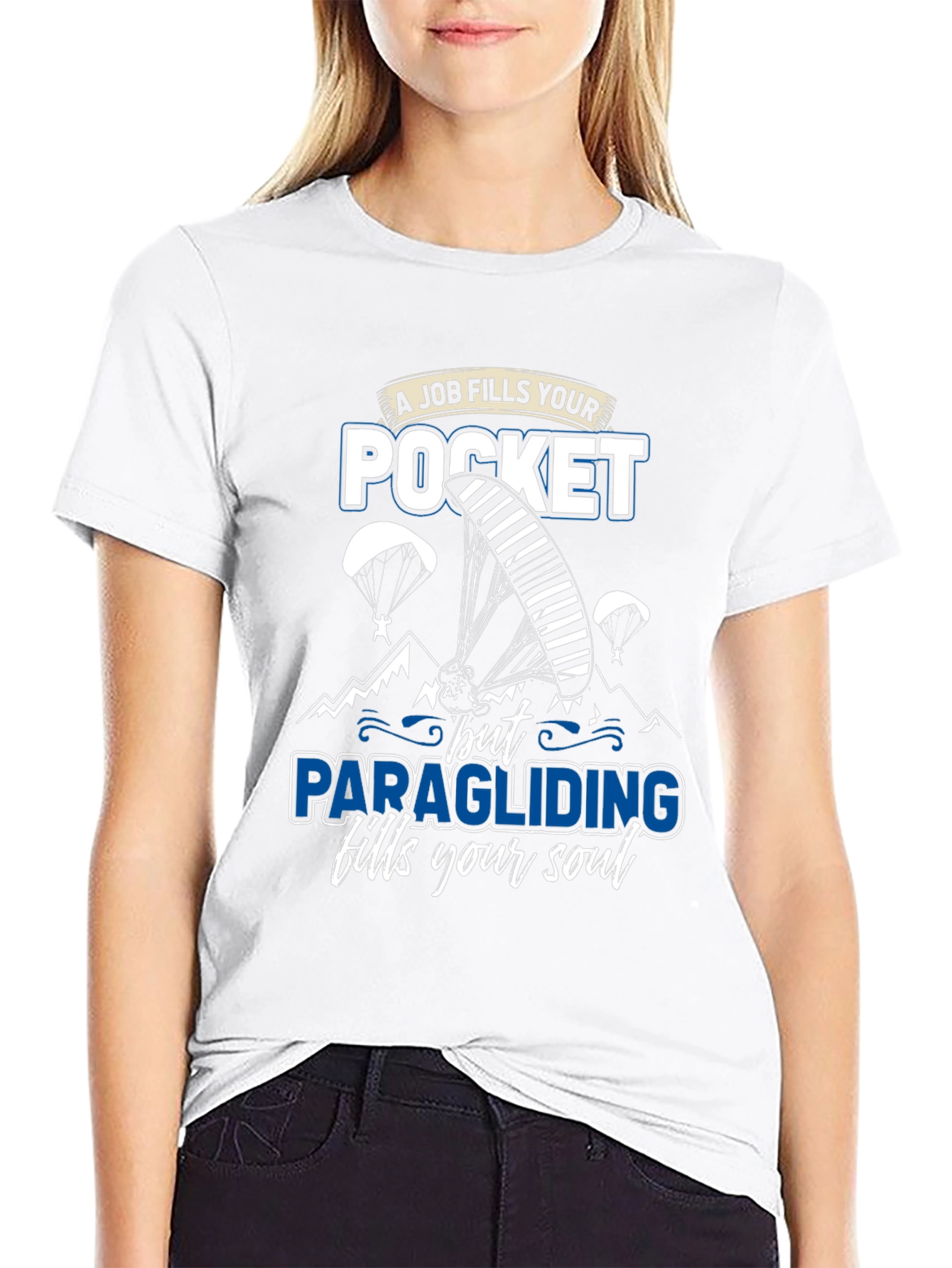 Paragliding Fills Your Soul Graphic T-Shirt