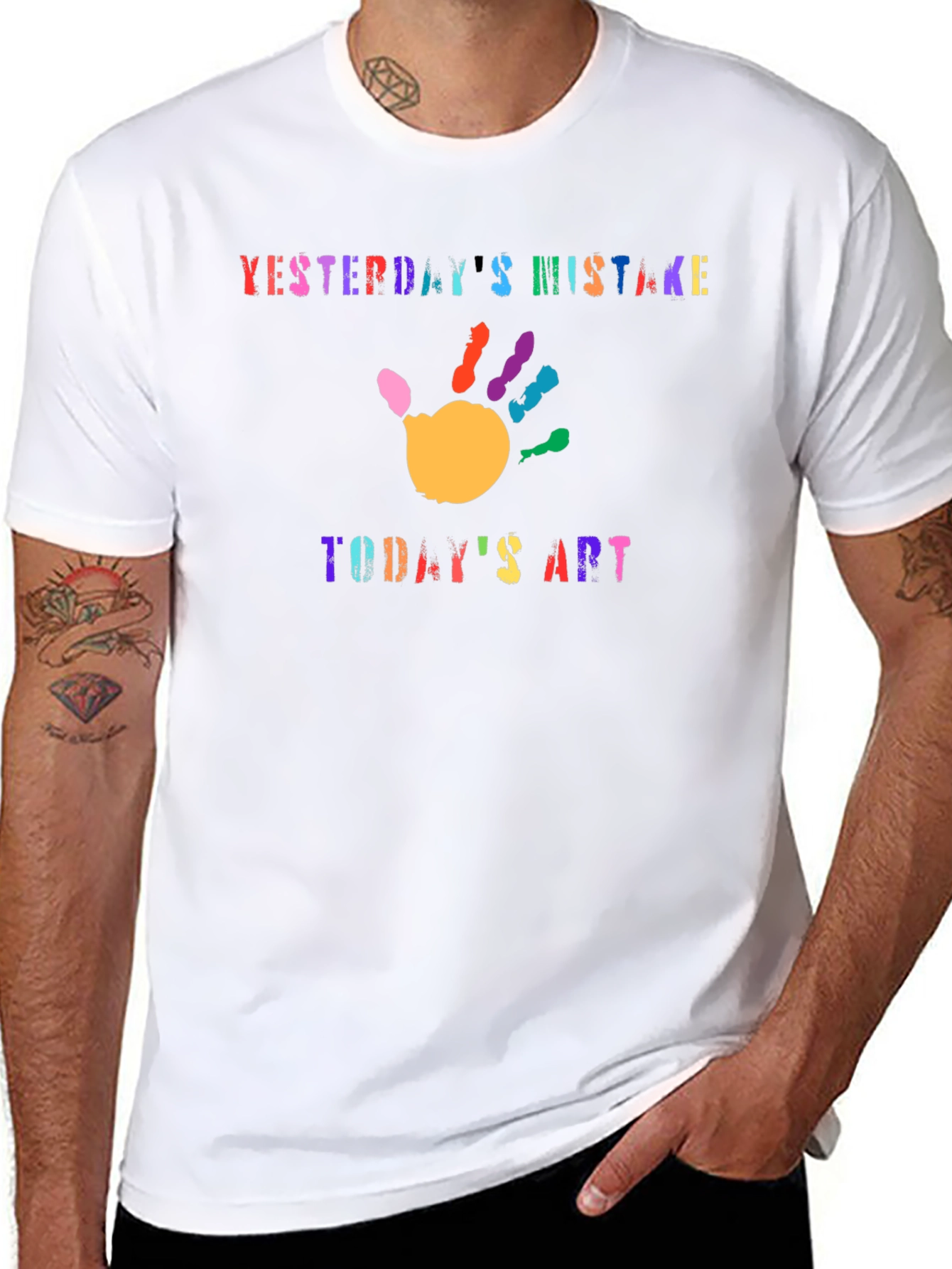 Yesterdays Mistake Todays Art Graphic T-Shirt